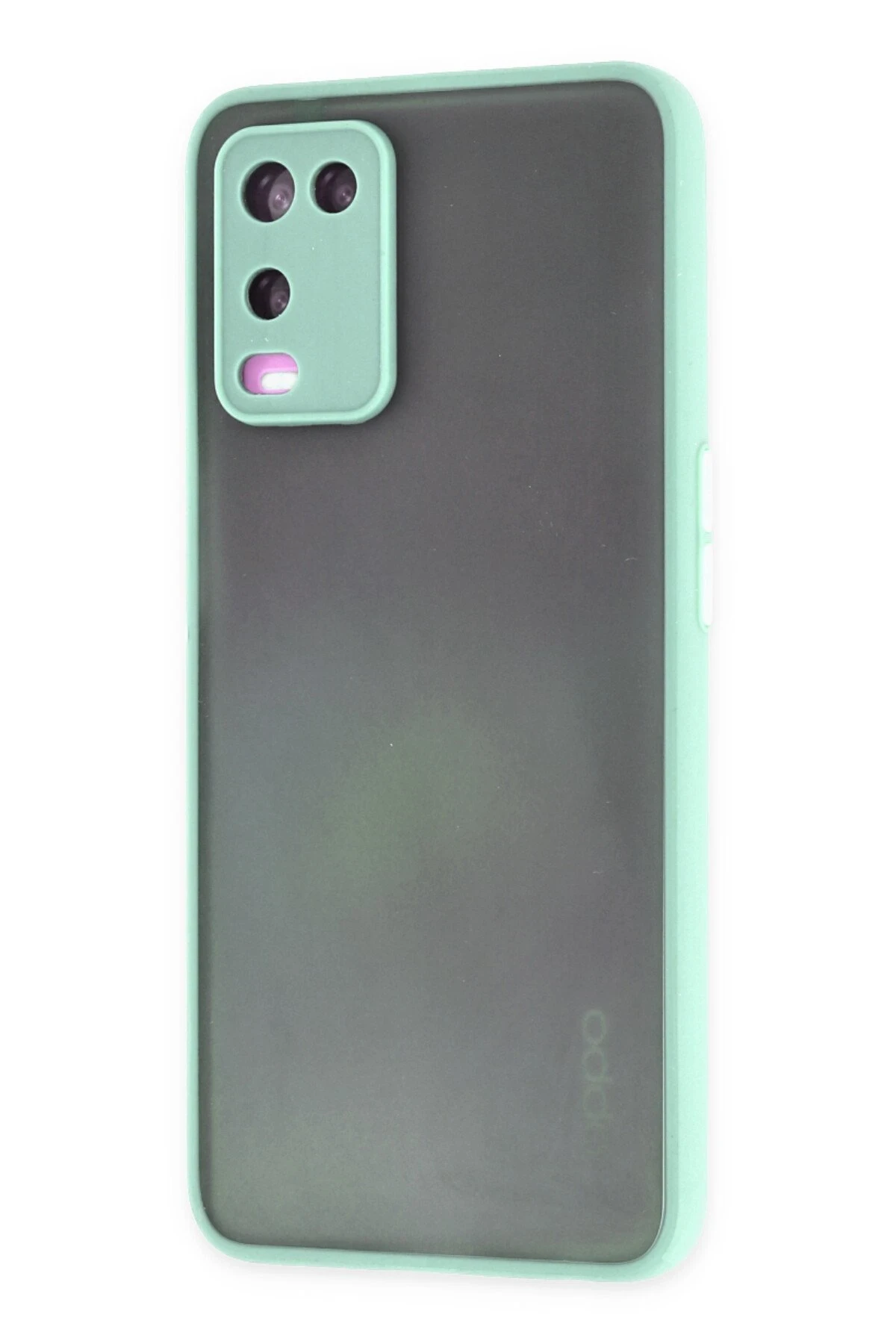 Newface Oppo A54 4G Kılıf Montreal Silikon Kapak - Turkuaz