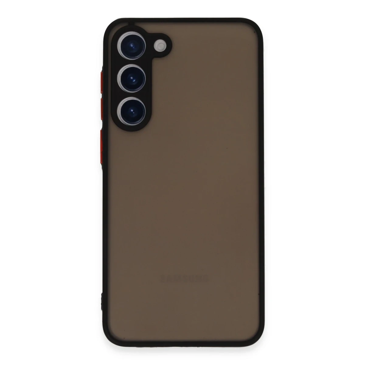 Newface Samsung Galaxy S23 Plus Kılıf Montreal Silikon Kapak - Siyah