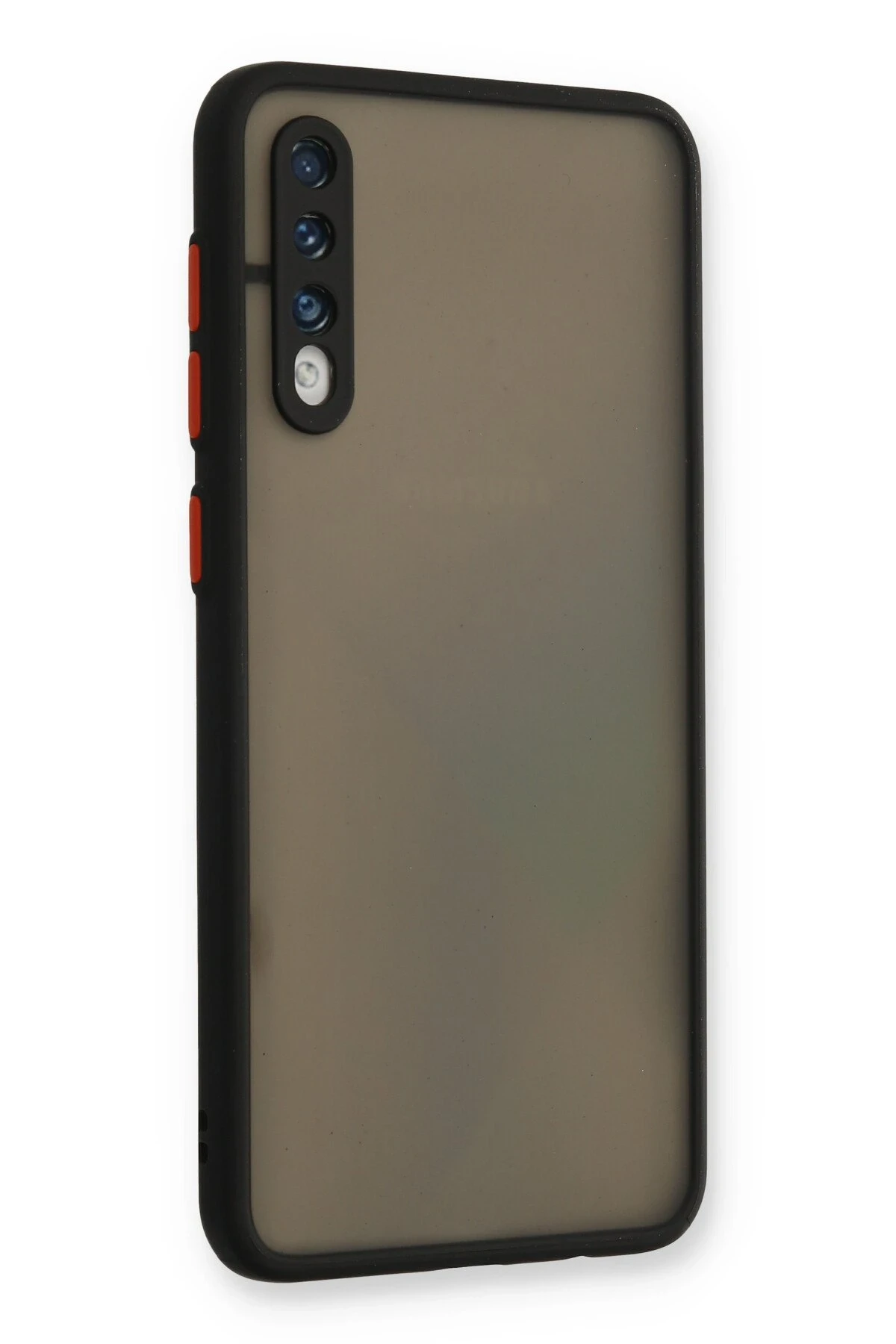 Newface Samsung Galaxy A30S Kılıf Montreal Silikon Kapak - Siyah