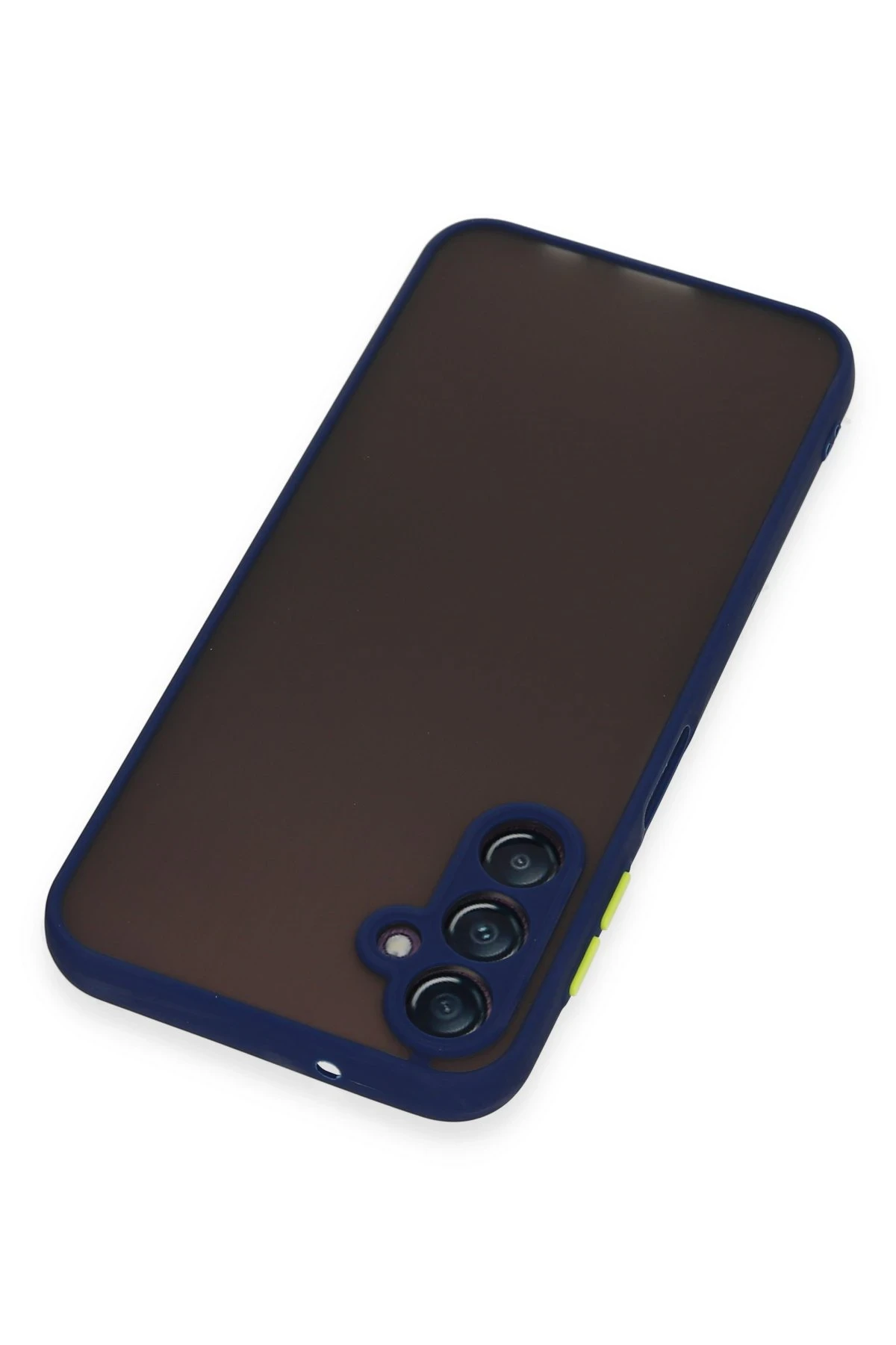 Newface Samsung Galaxy A14 4G Kılıf Montreal Silikon Kapak - Lacivert