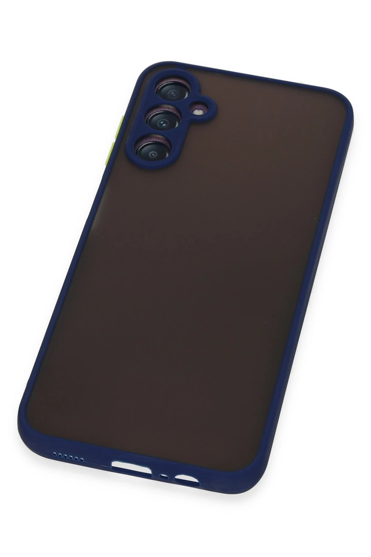 Newface Samsung Galaxy A14 4G Kılıf Montreal Silikon Kapak - Lacivert
