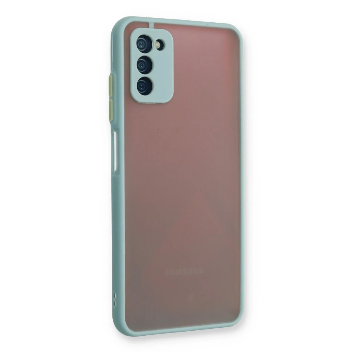Samsung Galaxy A03S Kılıf Montreal Silikon Kapak - Turkuaz