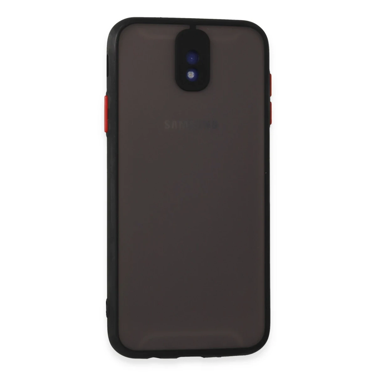 Newface Samsung Galaxy J7 Pro / J730 Kılıf Montreal Silikon Kapak - Siyah