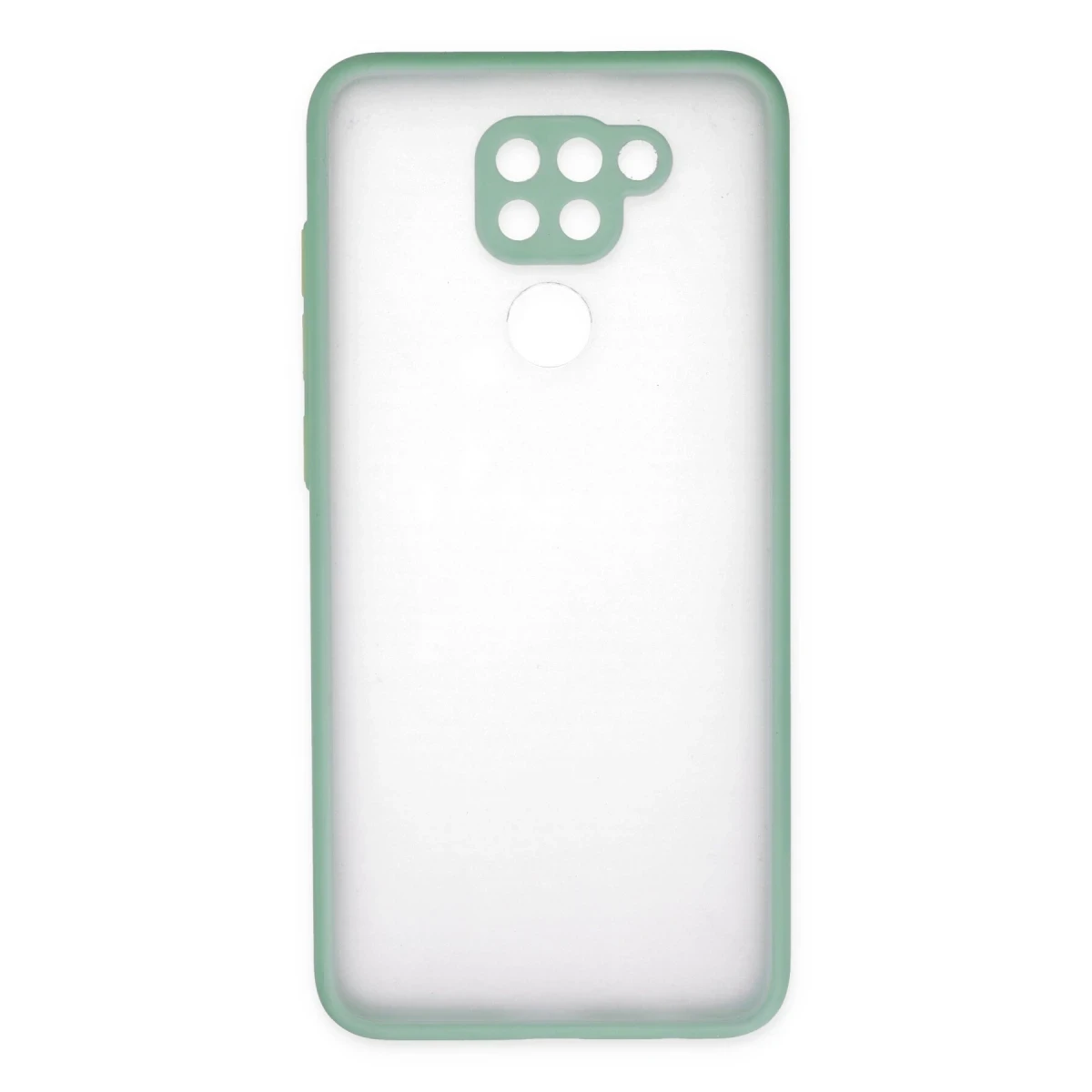 Newface Xiaomi Redmi Note 9 Kılıf Montreal Silikon Kapak - Turkuaz