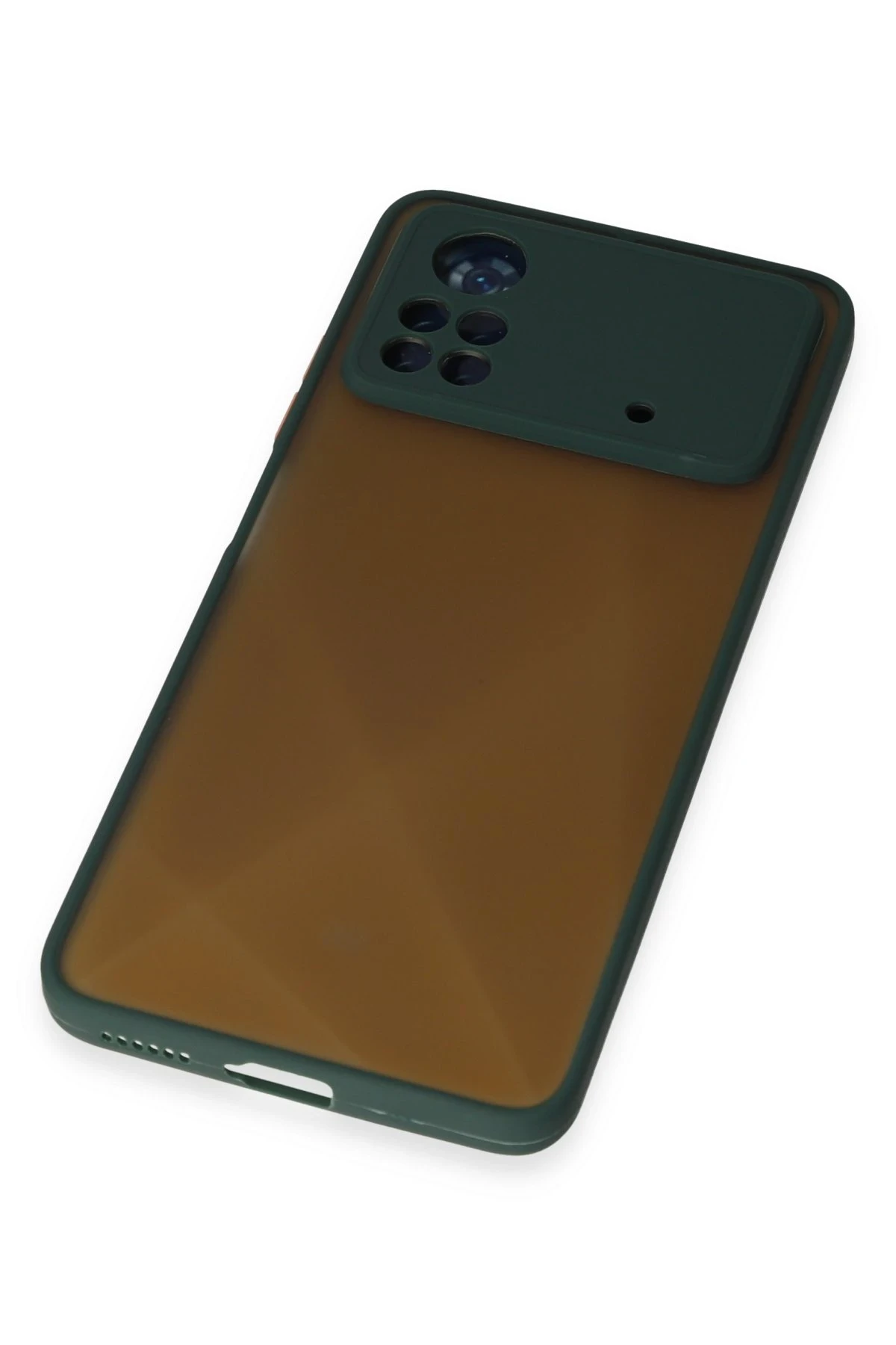 Newface Xiaomi Poco X4 Pro 5G Kılıf Montreal Silikon Kapak - Yeşil