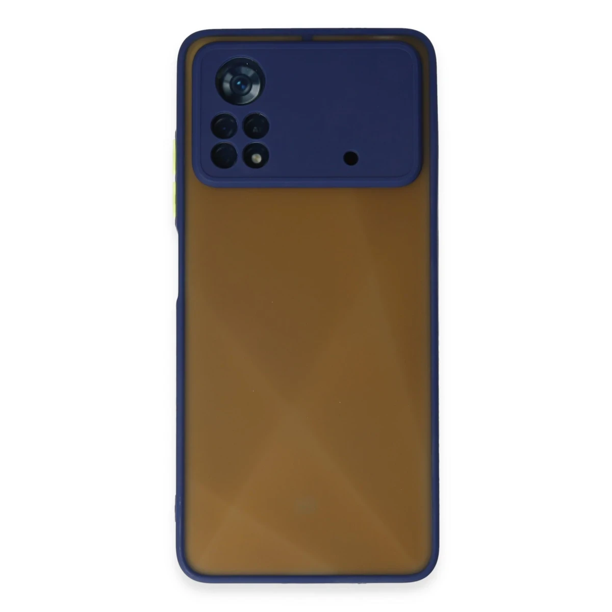 Newface Xiaomi Poco X4 Pro 5G Kılıf Montreal Silikon Kapak - Lacivert