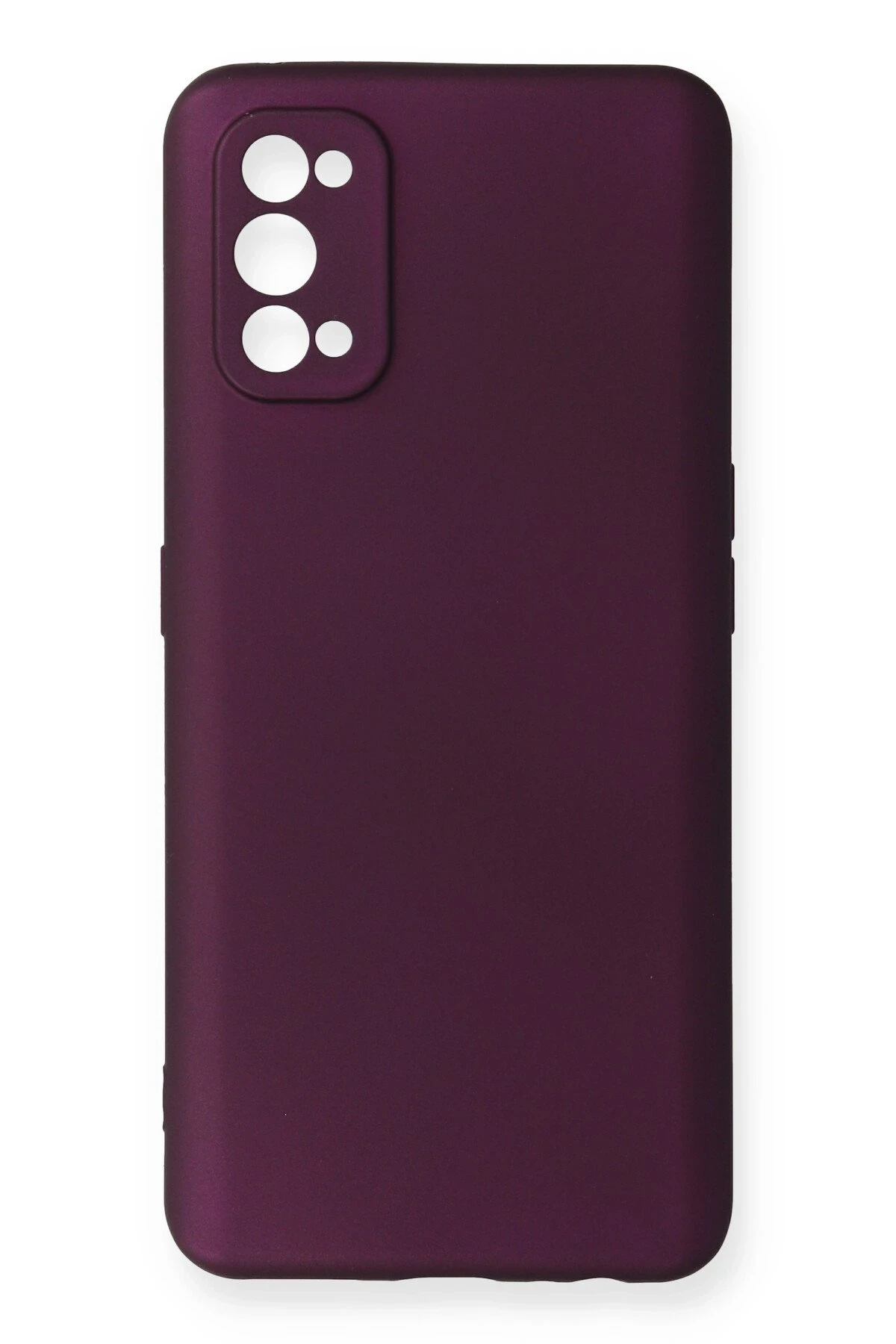 Newface Realme 7 Pro Kılıf First Silikon - Mürdüm