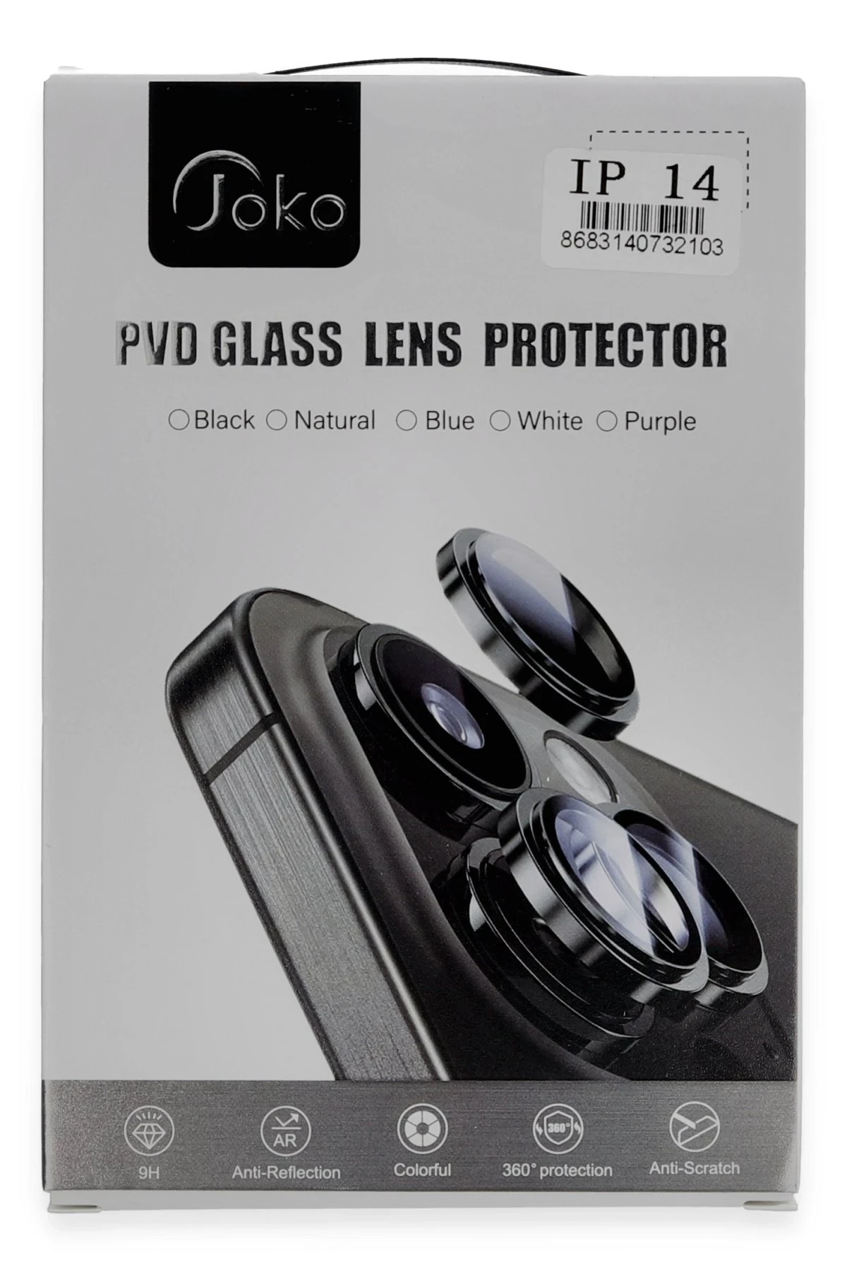 Joko iPhone 11 PVD Metal Kamera Lens - Turuncu
