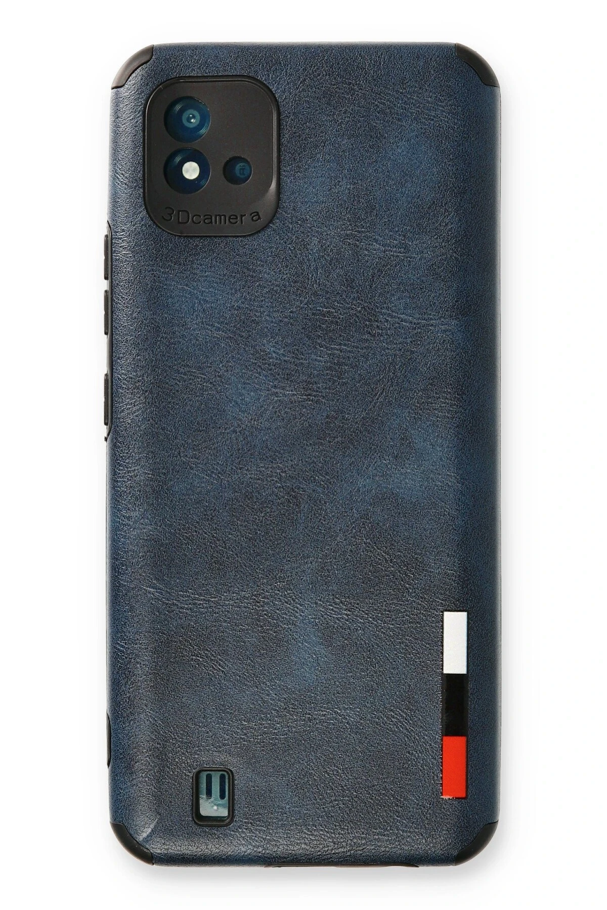 Newface Realme C11 2021 Kılıf Loop Deri Silikon - Lacivert