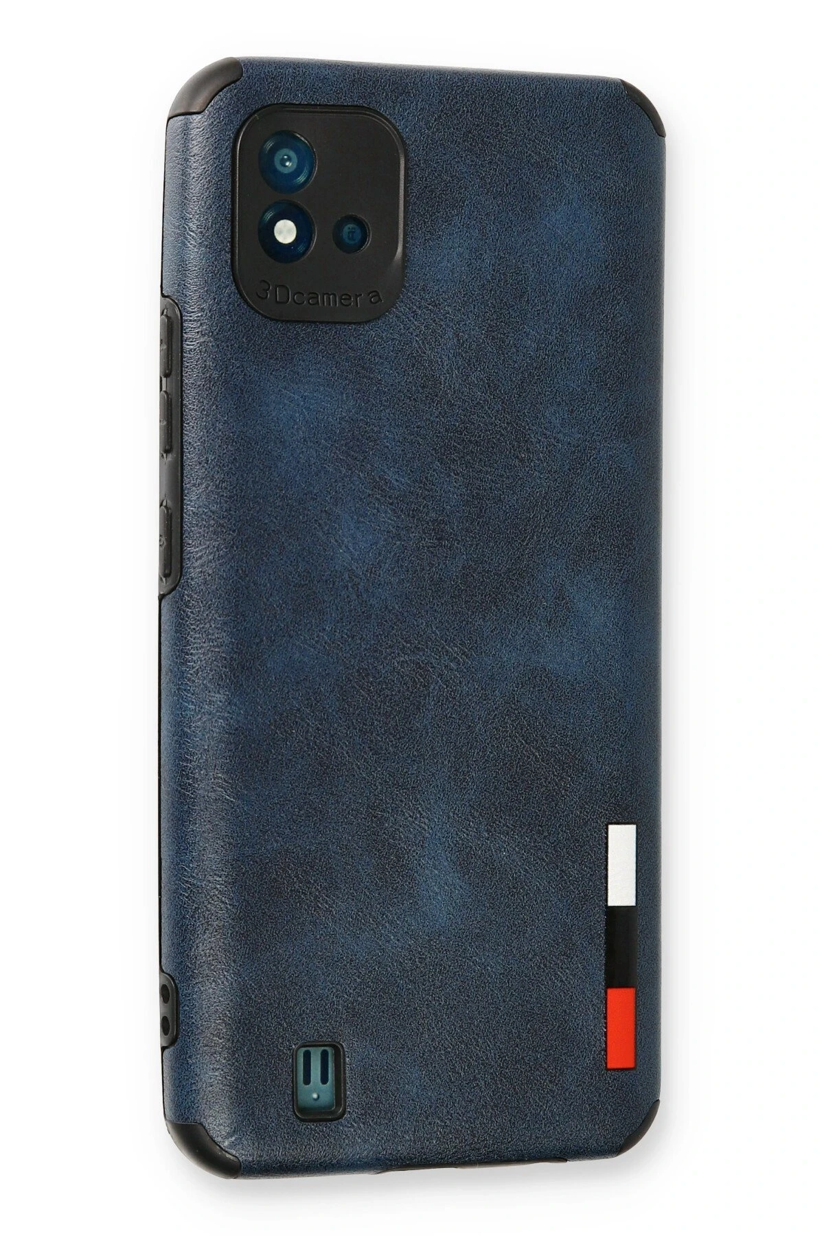 Newface Realme C11 2021 Kılıf Loop Deri Silikon - Lacivert