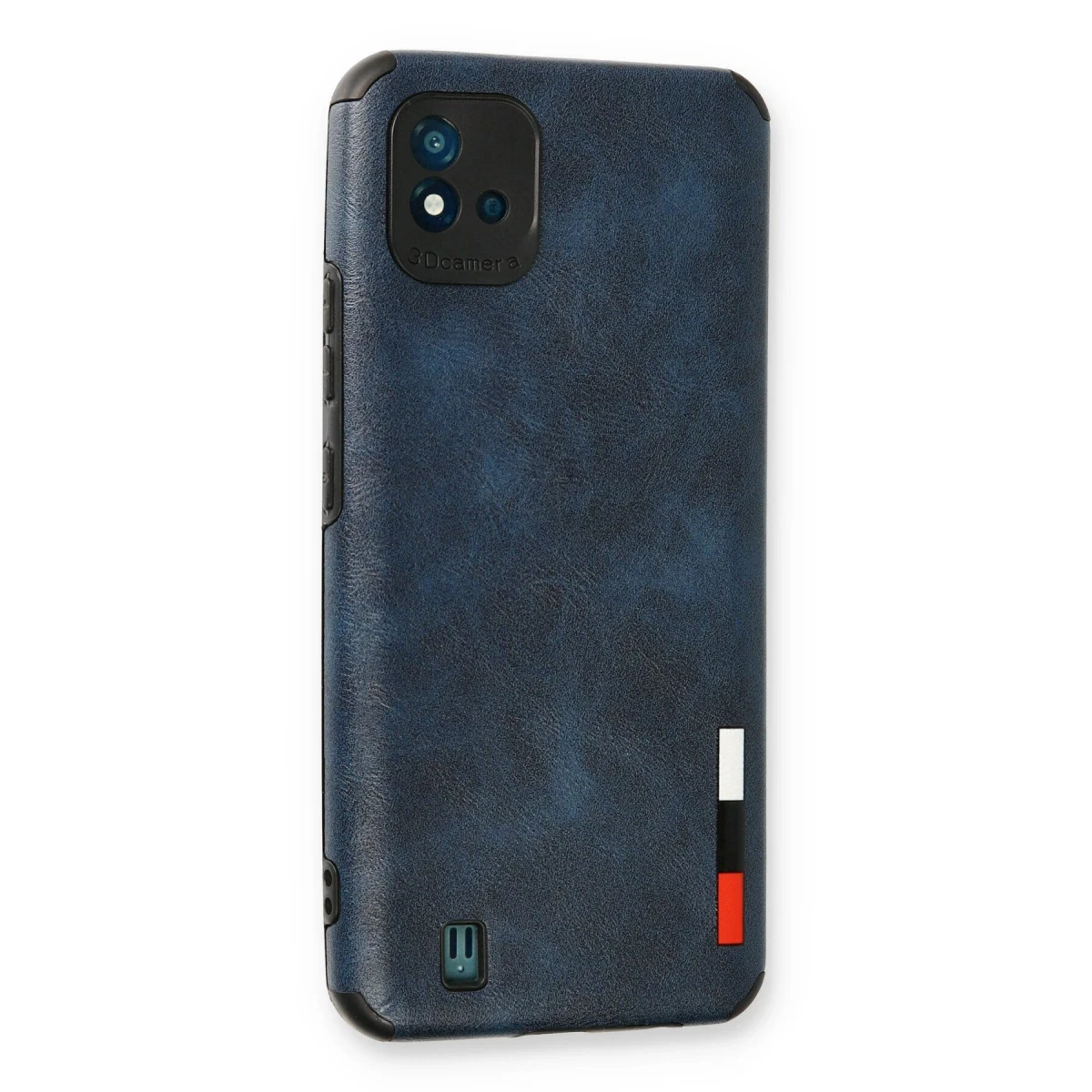 Newface Realme C11 2021 Kılıf Loop Deri Silikon - Lacivert
