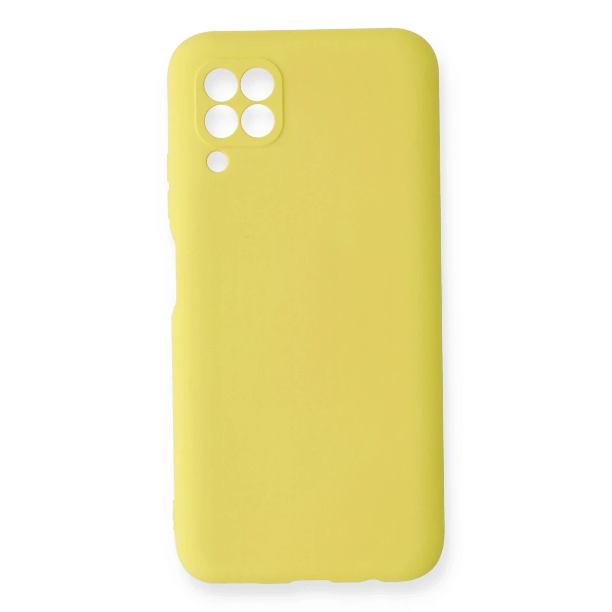 Newface Huawei P40 Lite Kılıf Nano içi Kadife Silikon - Sarı