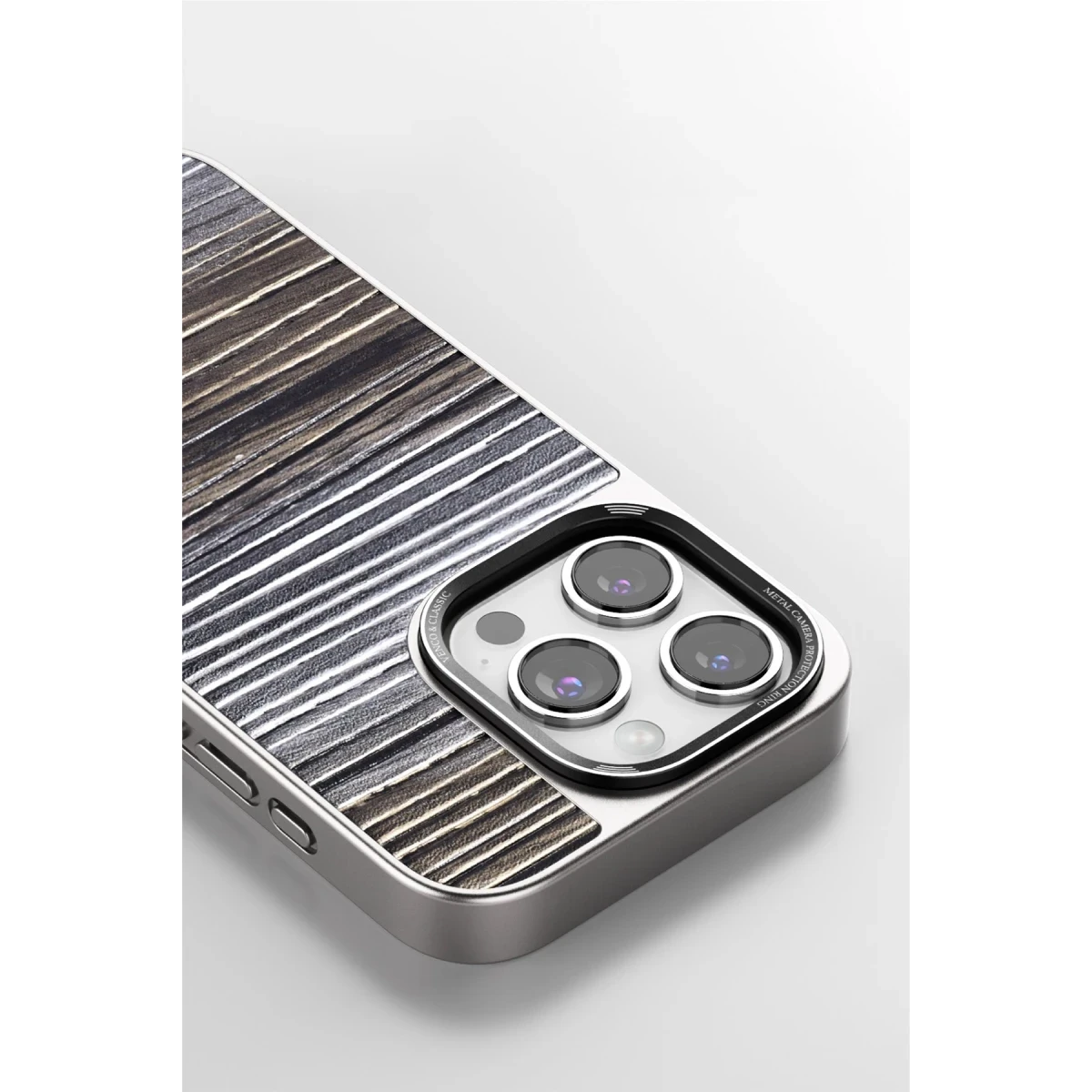 Venco Apple iPhone 15 Pro Max Wave Kapak - Derin Mor