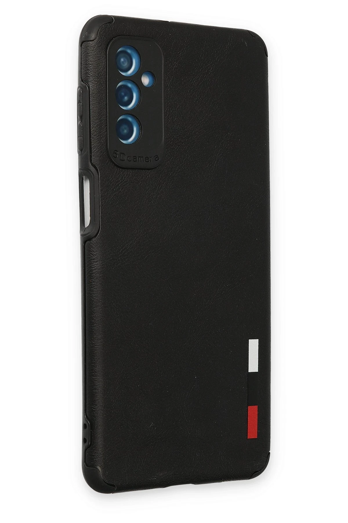 Newface Samsung Galaxy M52 5G Kılıf Loop Deri Silikon - Siyah