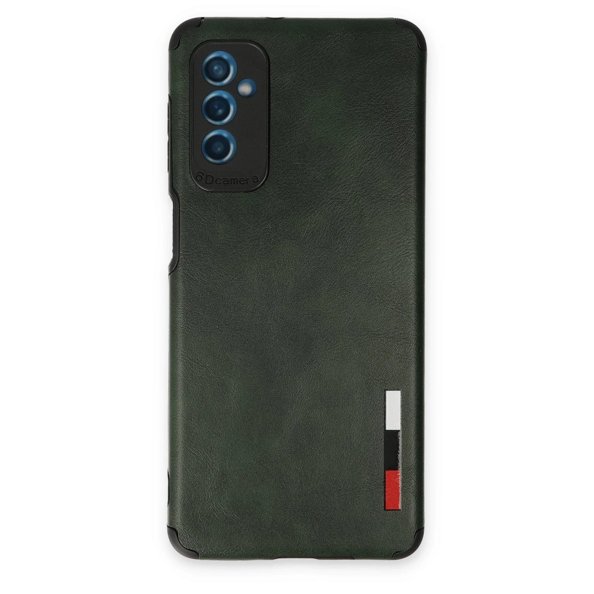 Newface Samsung Galaxy M52 5G Kılıf Loop Deri Silikon - Yeşil