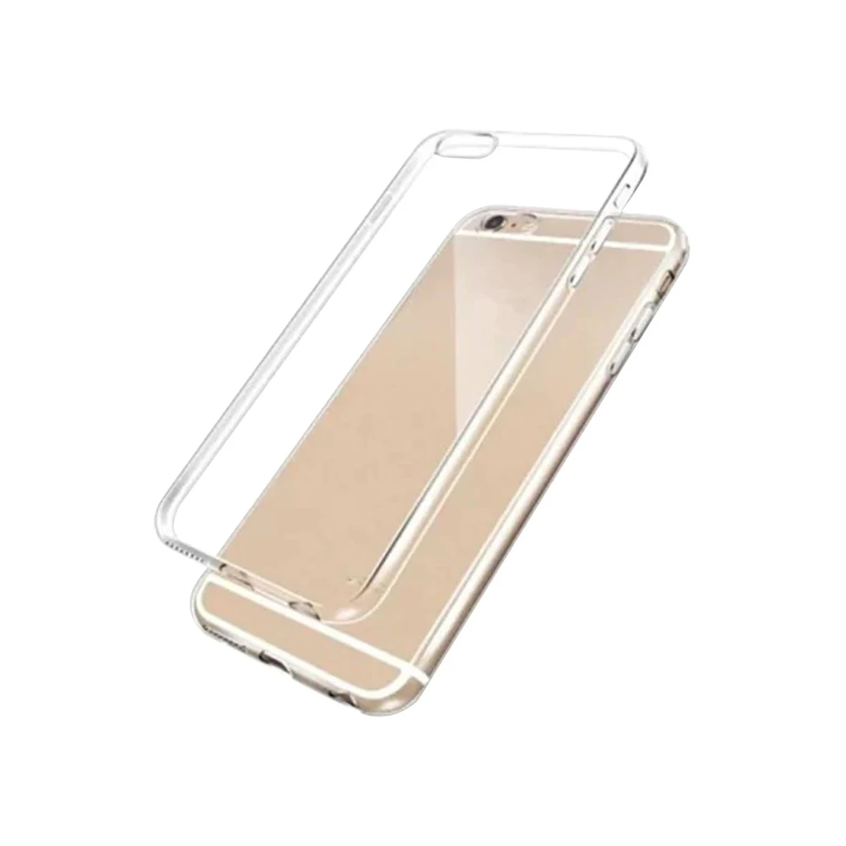 Newface Apple iPhone 6 Kılıf Lüx Şeffaf Silikon