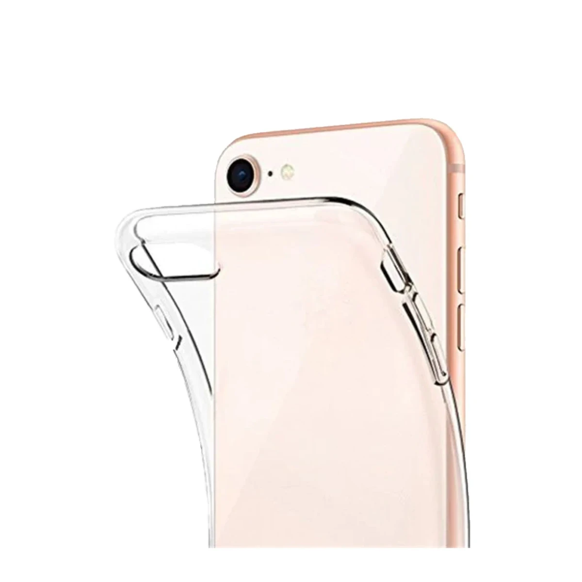 Newface Apple iPhone 7 Kılıf Lüx Şeffaf Silikon