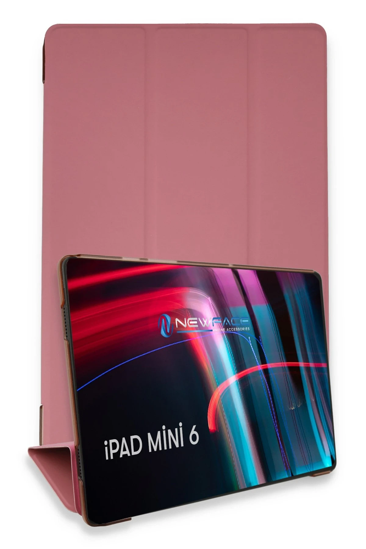 Newface iPad Mini 6 Kılıf Tablet Smart Kılıf - Pembe