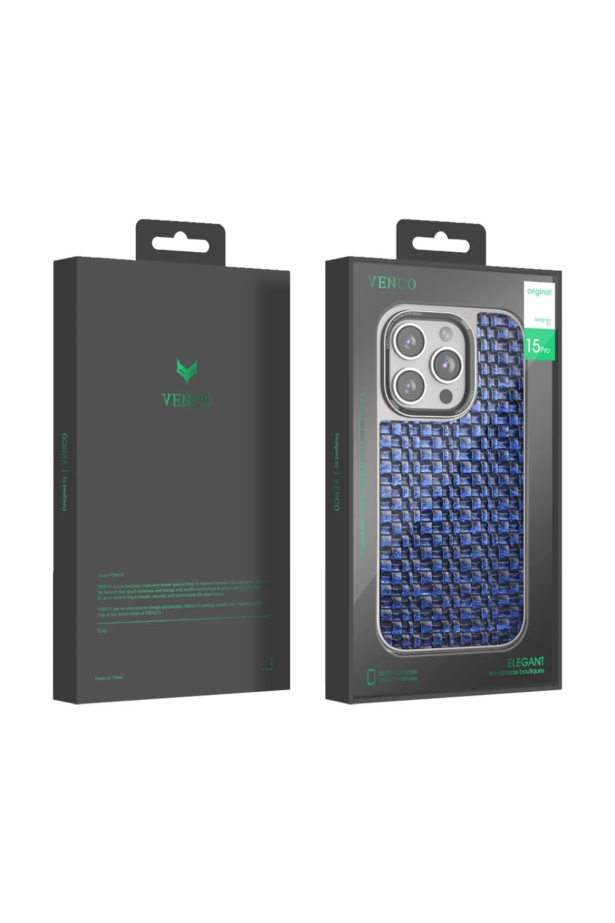 Venco iPhone 15 Pro Brand Kapak - Lacivert