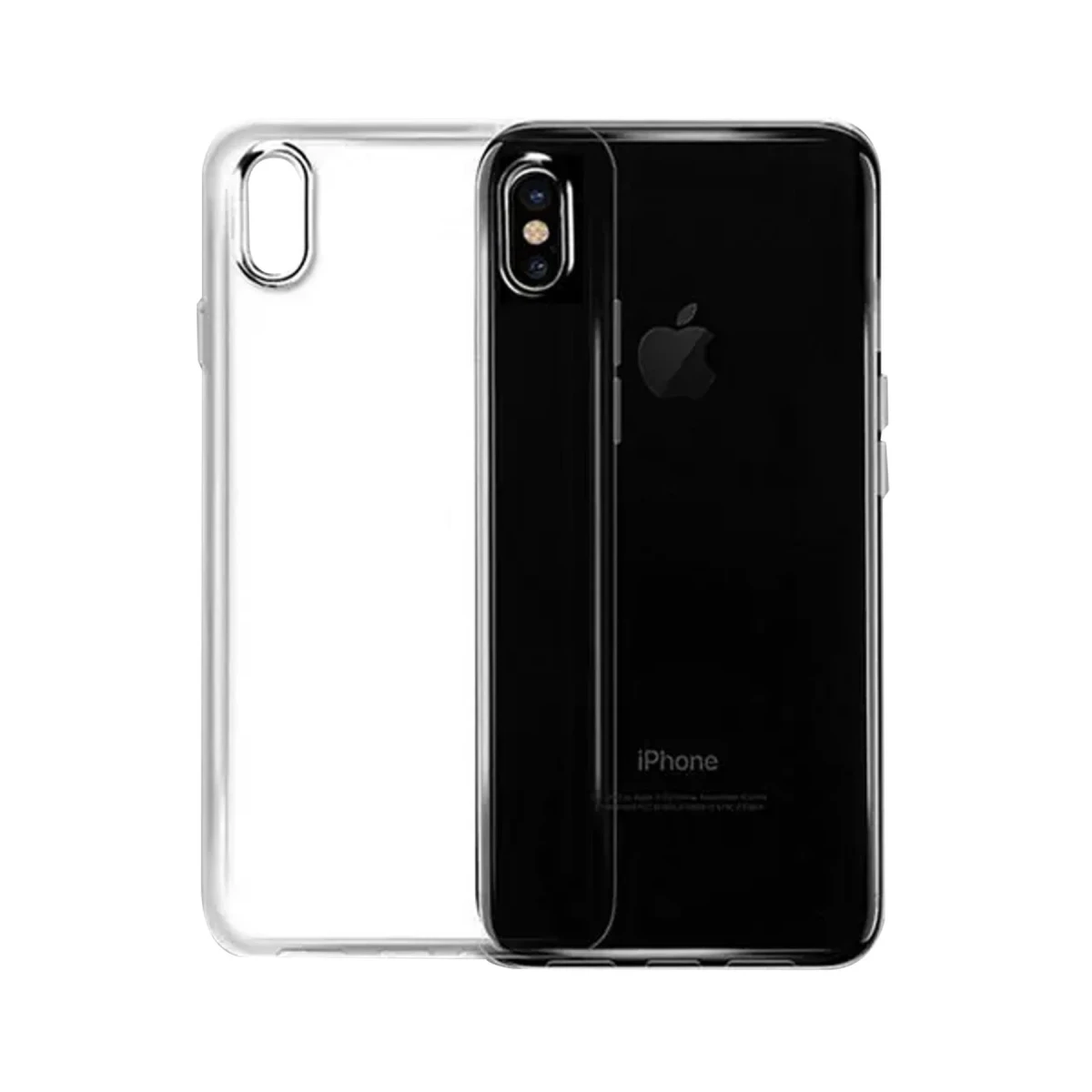 Newface Apple iPhone X Kılıf Lüx Şeffaf Silikon