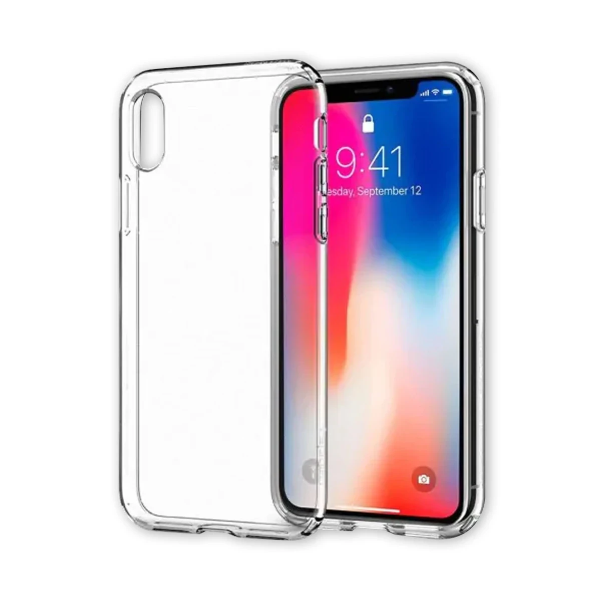Newface Apple iPhone XS Max Kılıf Lüx Şeffaf Silikon