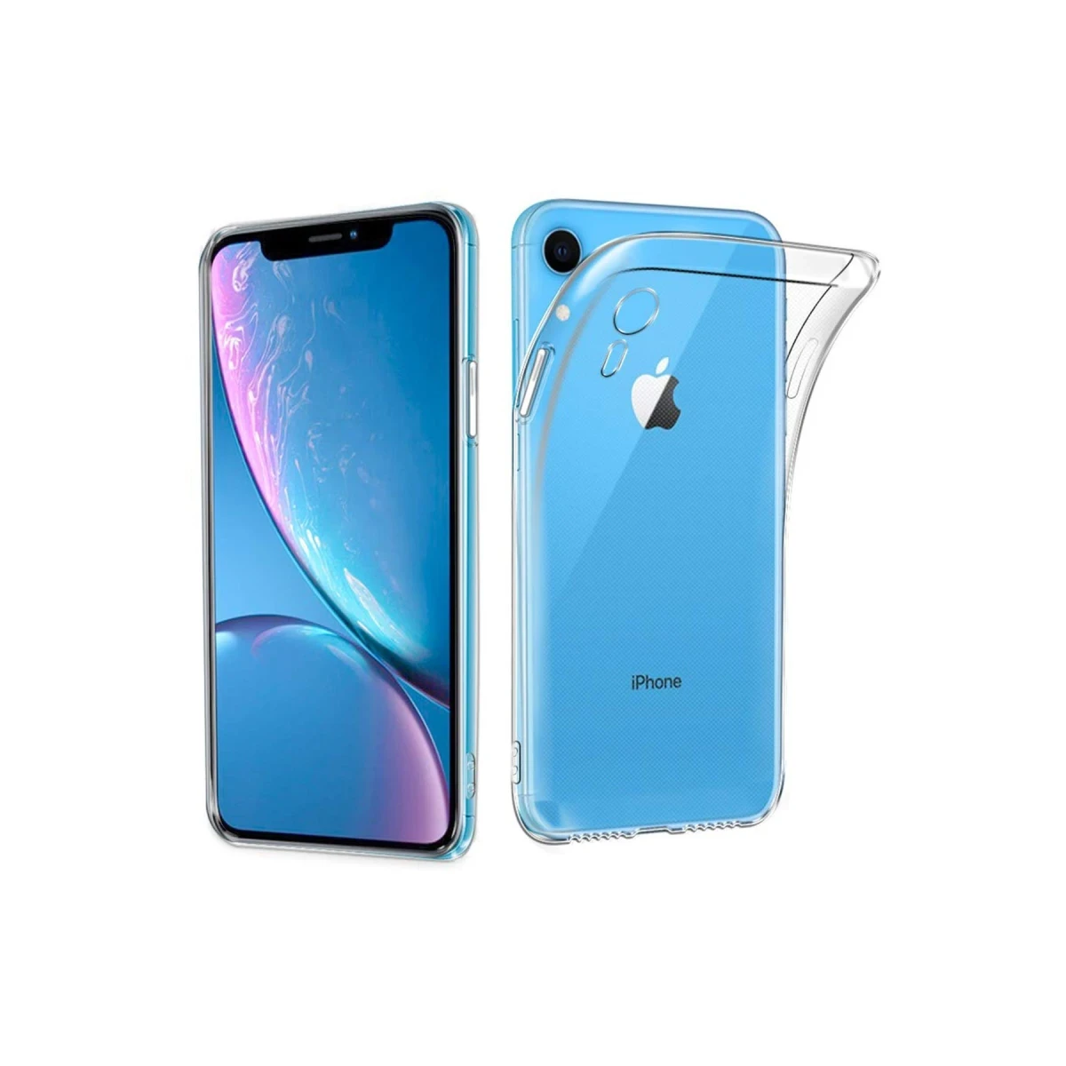 Newface Apple iPhone XR Kılıf Lüx Şeffaf Silikon