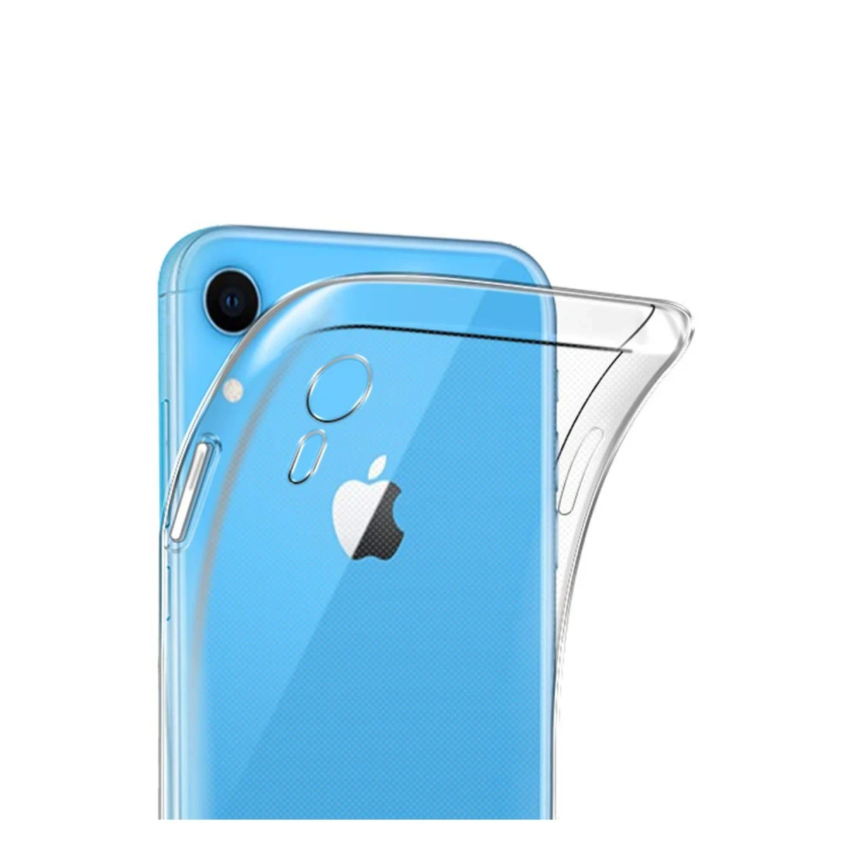 Newface Apple iPhone XR Kılıf Lüx Şeffaf Silikon