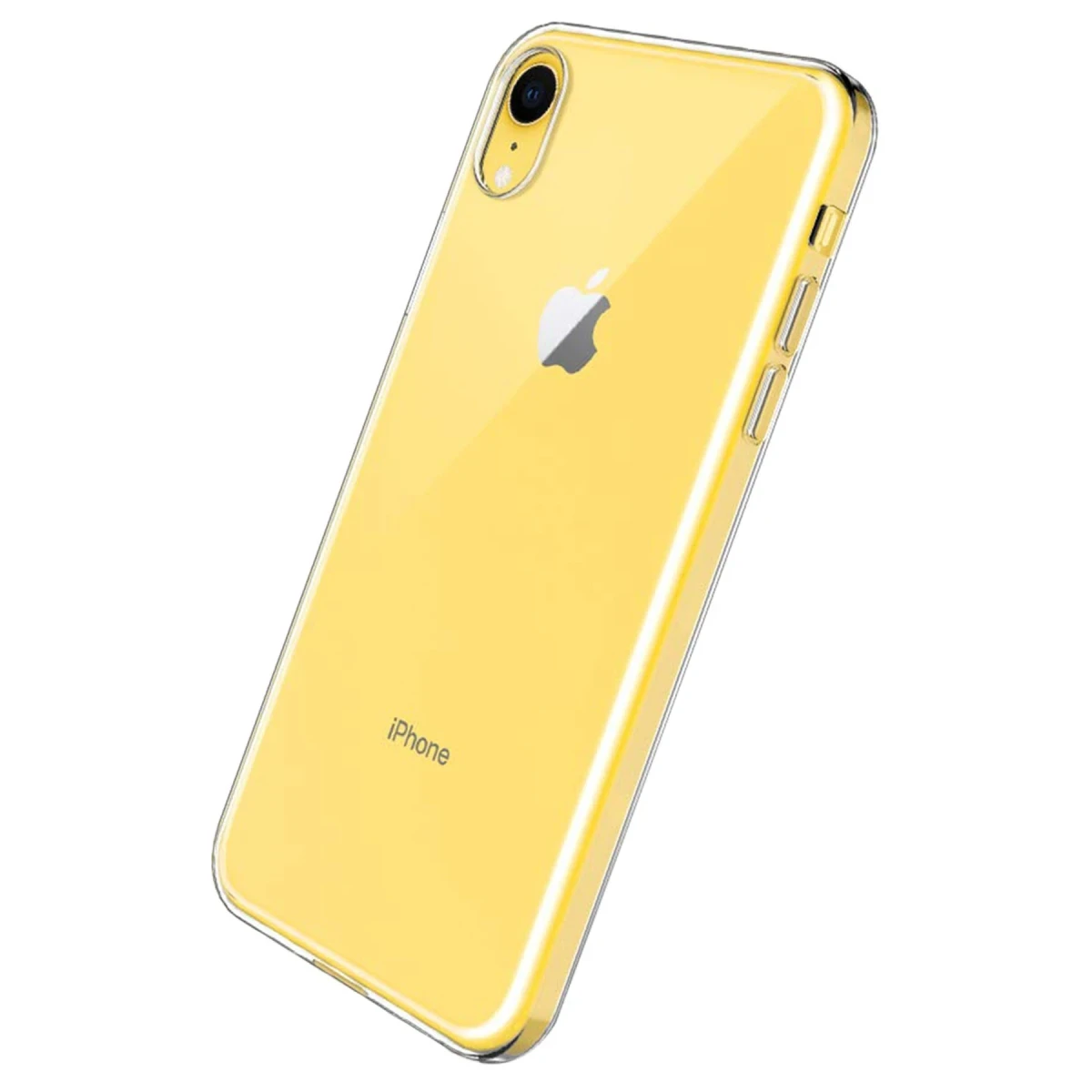 Newface Apple iPhone XR Kılıf Lüx Şeffaf Silikon