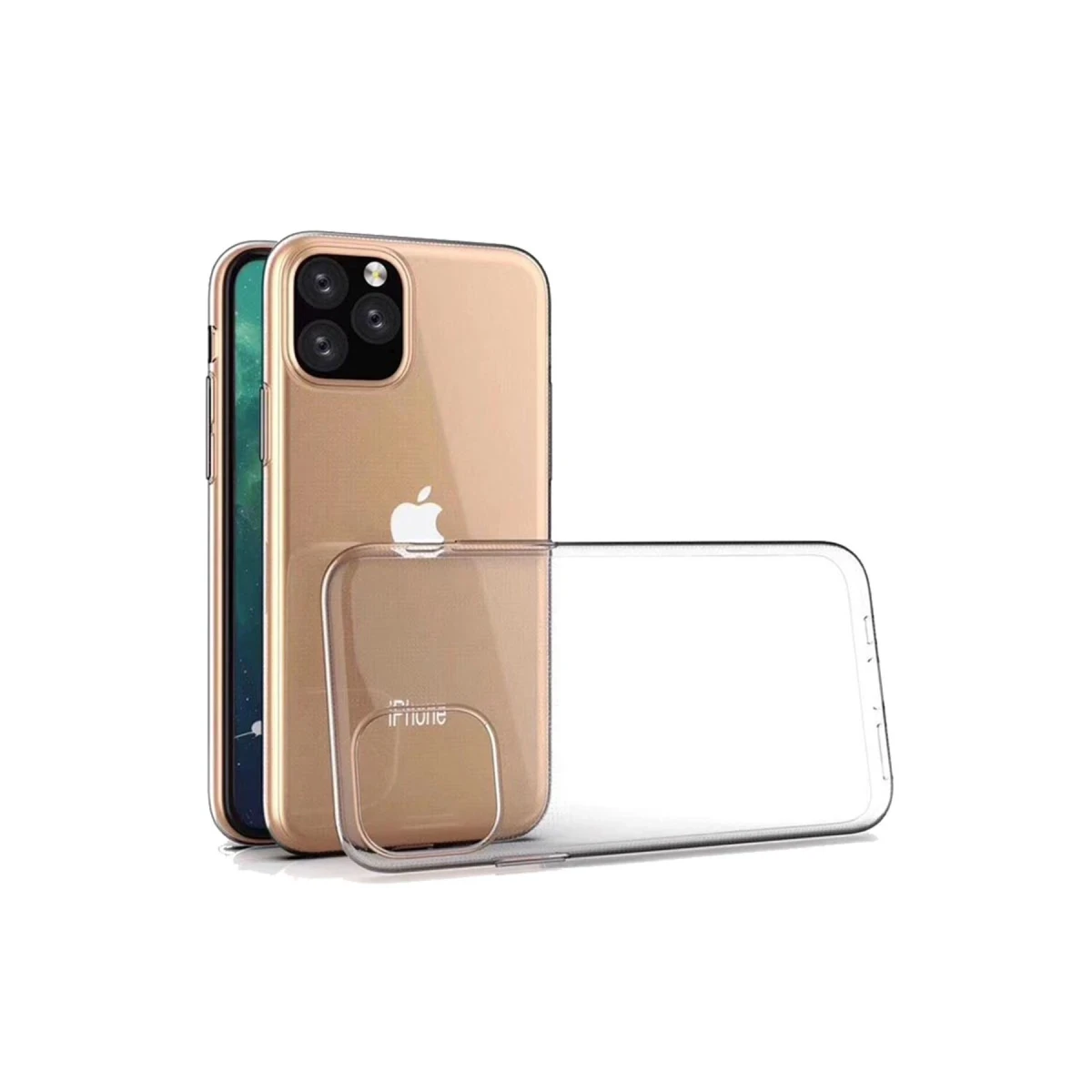 Newface Apple iPhone 11 Kılıf Lüx Şeffaf Silikon