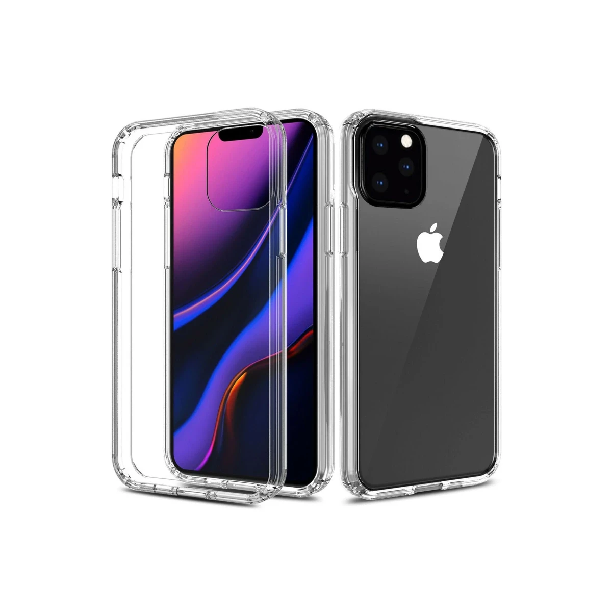 Newface Apple iPhone 11 Pro Max Kılıf Lüx Şeffaf Silikon