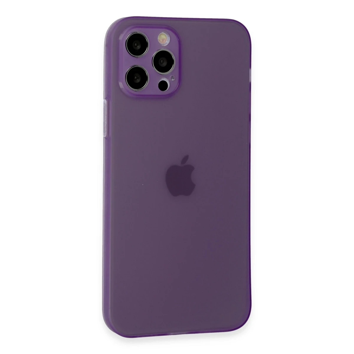 Newface Apple iPhone 12 Pro Kılıf Puma Silikon - Koyu Mor