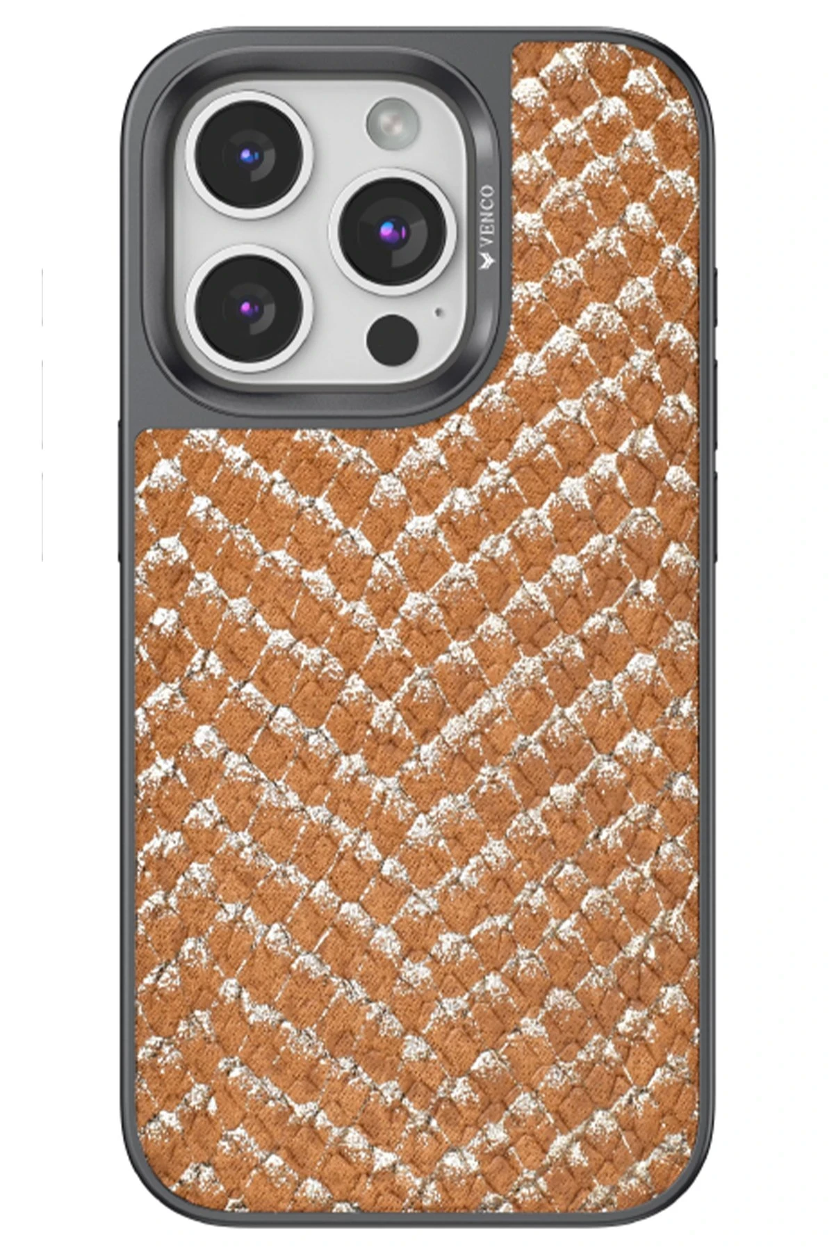Venco iPhone 14 Pro Viper Kapak - Kahverengi
