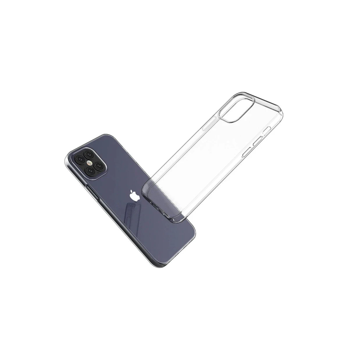 Newface Apple iPhone 12 Pro Max Kılıf Lüx Şeffaf Silikon