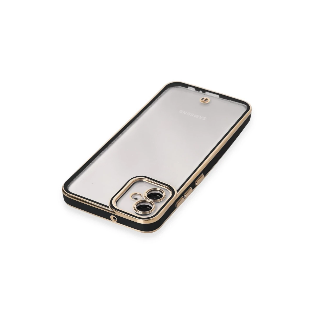 Newface Samsung Galaxy A04E Kılıf Liva Lens Silikon - Siyah