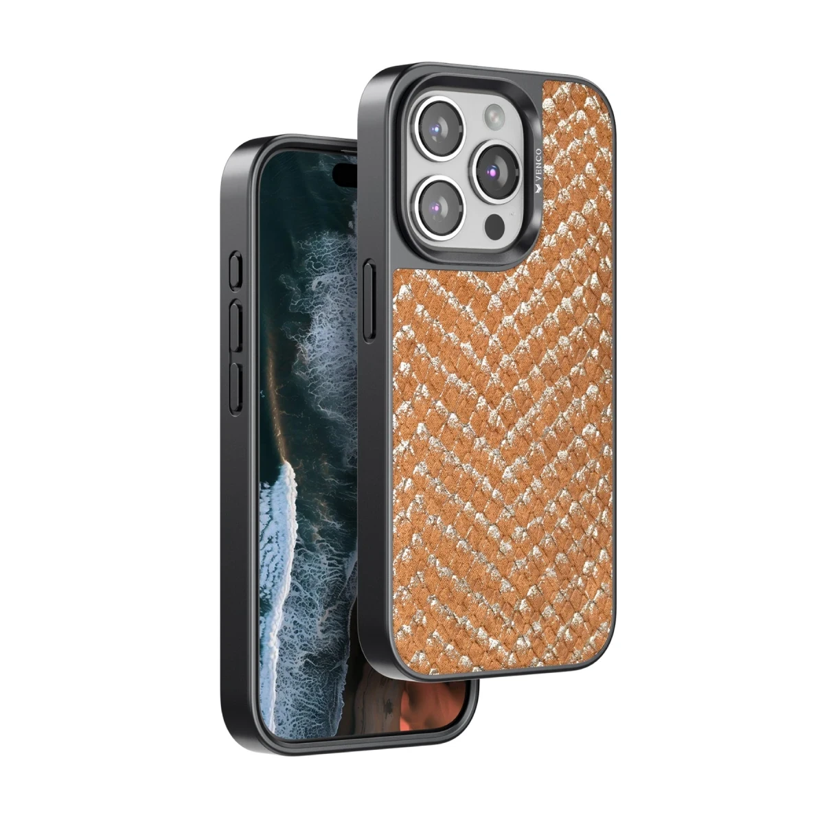 Venco Apple iPhone 14 Pro Max Viper Kapak - Kahverengi