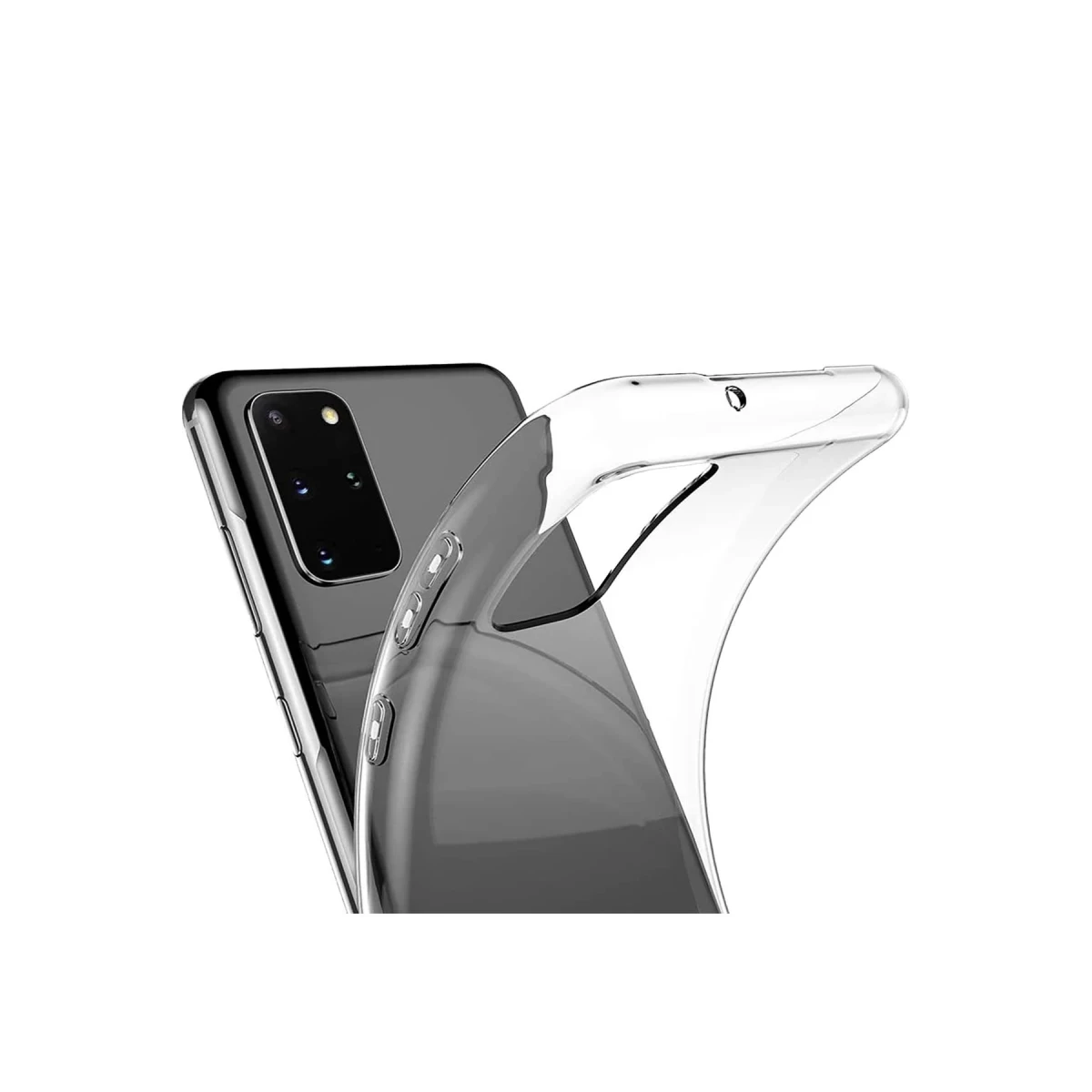 Newface Samsung Galaxy S20 Plus Kılıf Lüx Şeffaf Silikon
