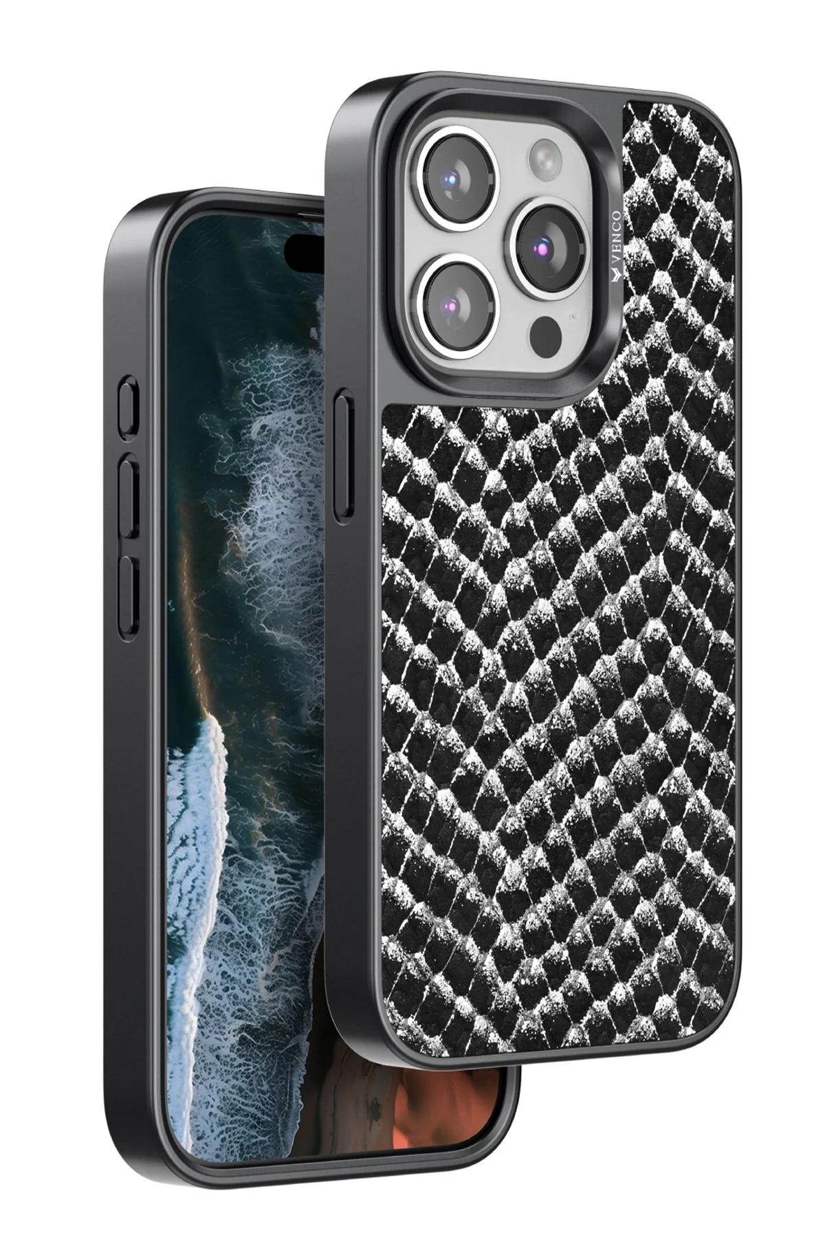 Venco iPhone 15 Pro Max Viper Kapak - Siyah