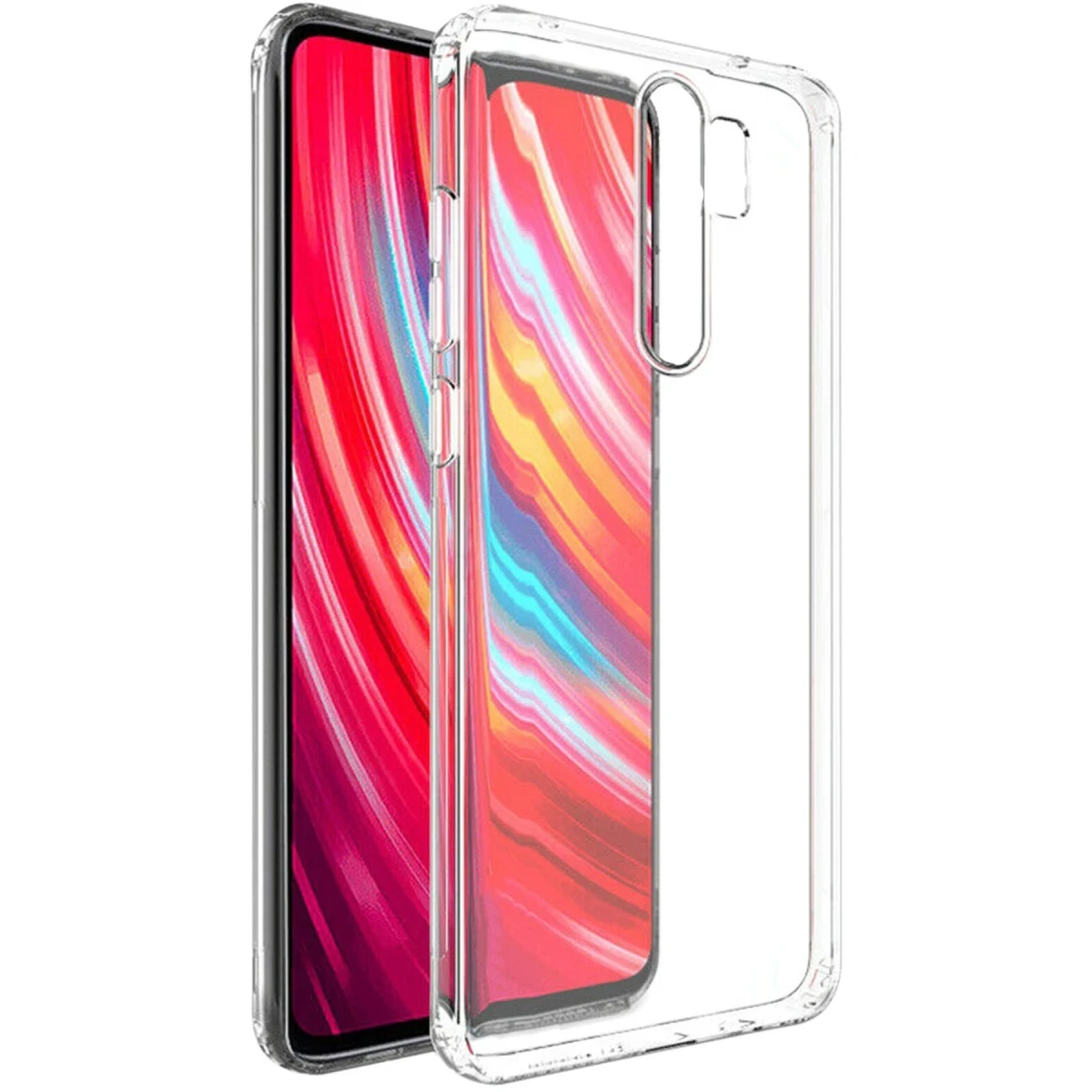 Newface Xiaomi Redmi Note 8 Pro Kılıf Lüx Şeffaf Silikon