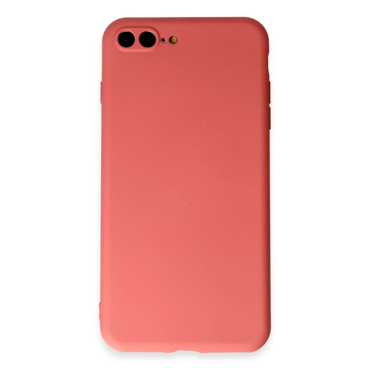 Newface Apple iPhone 7 Plus Kılıf First Silikon - Kiremit
