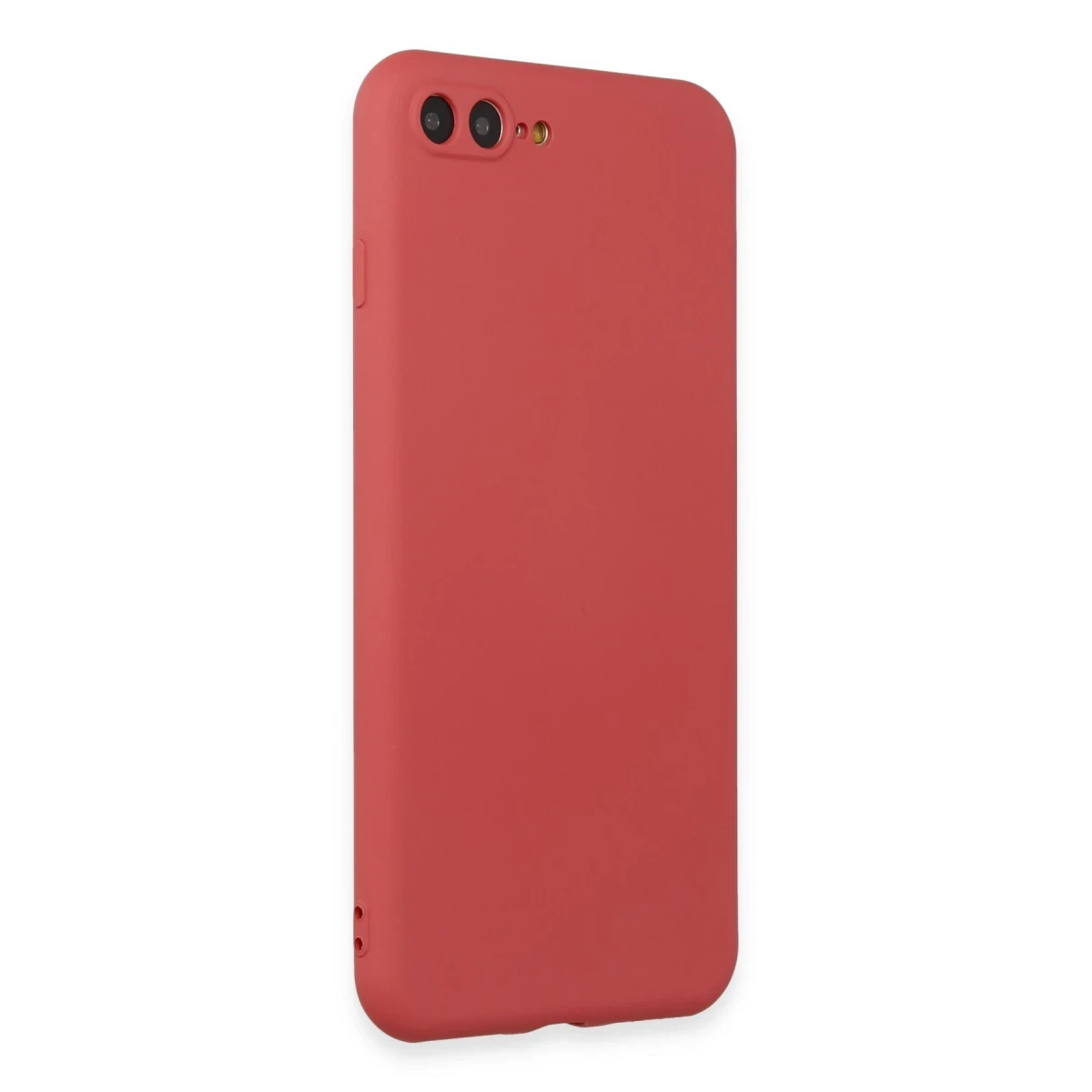 Newface Apple iPhone 7 Plus Kılıf First Silikon - Kiremit