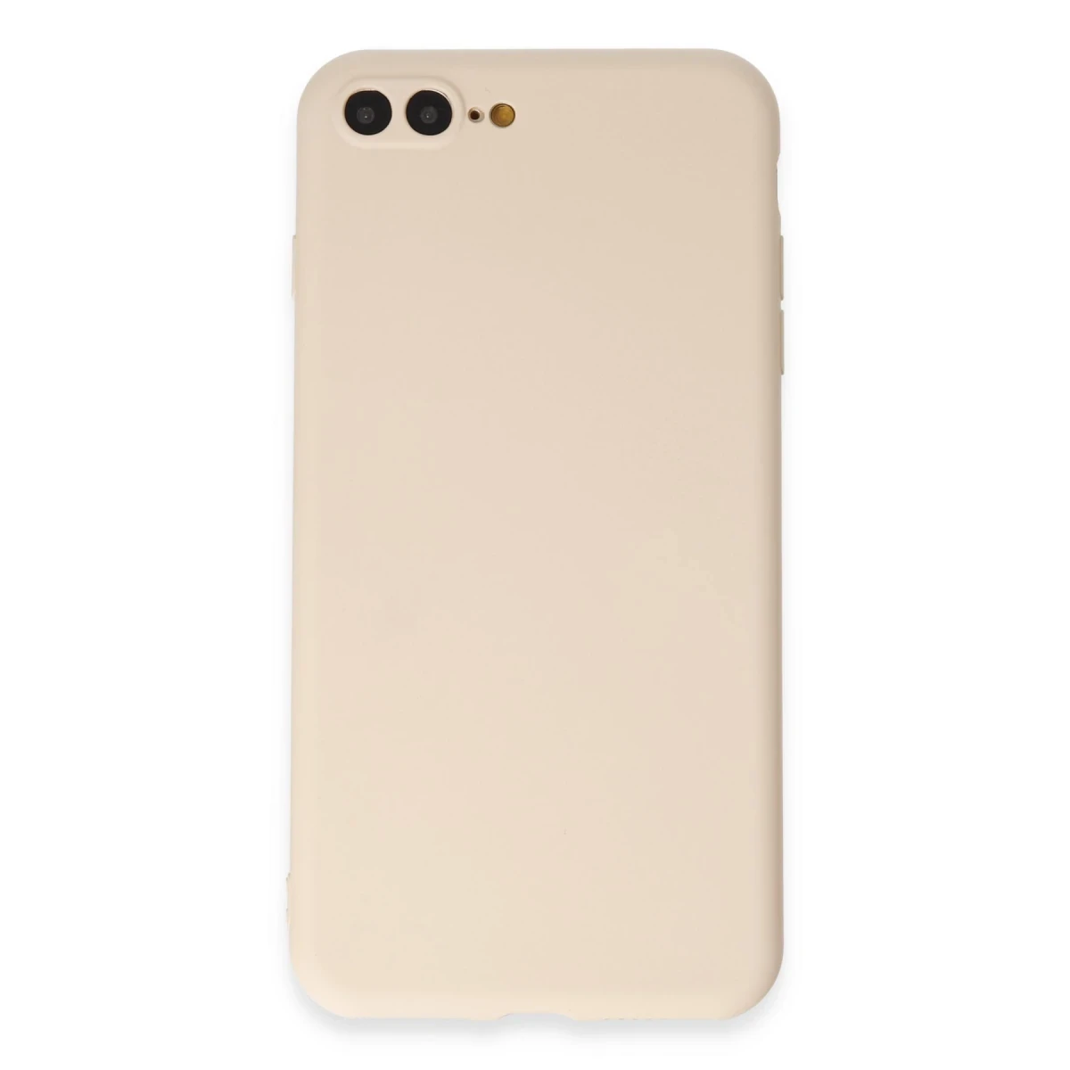 Newface Apple iPhone 7 Plus Kılıf First Silikon - Krem