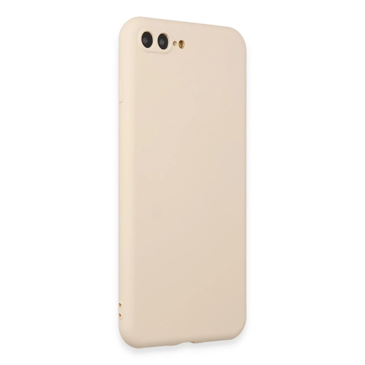 Newface Apple iPhone 7 Plus Kılıf First Silikon - Krem