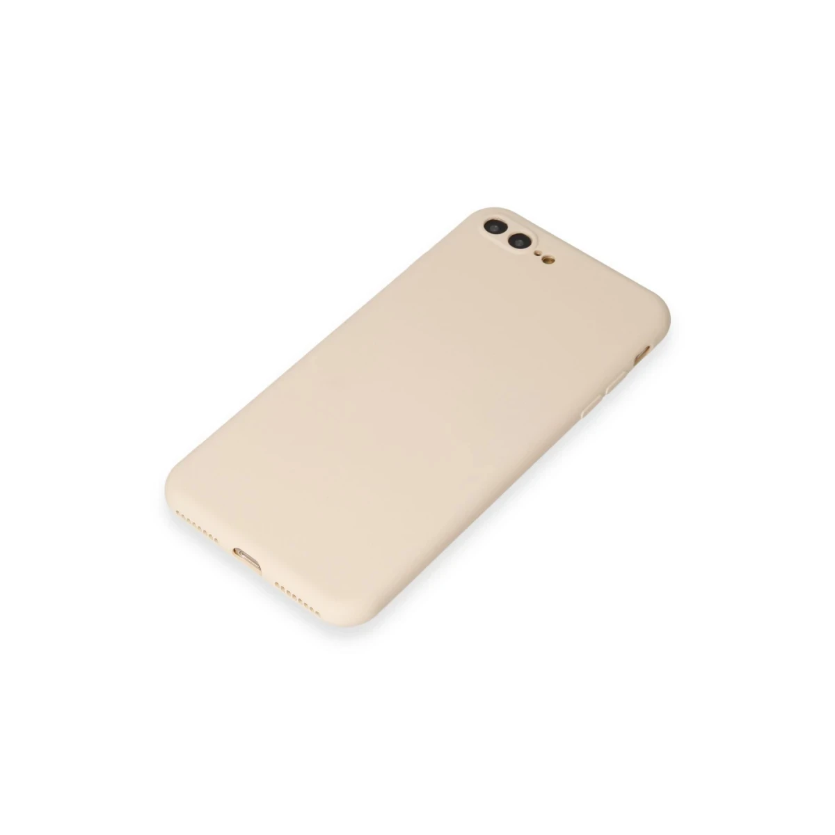 Newface Apple iPhone 7 Plus Kılıf First Silikon - Krem