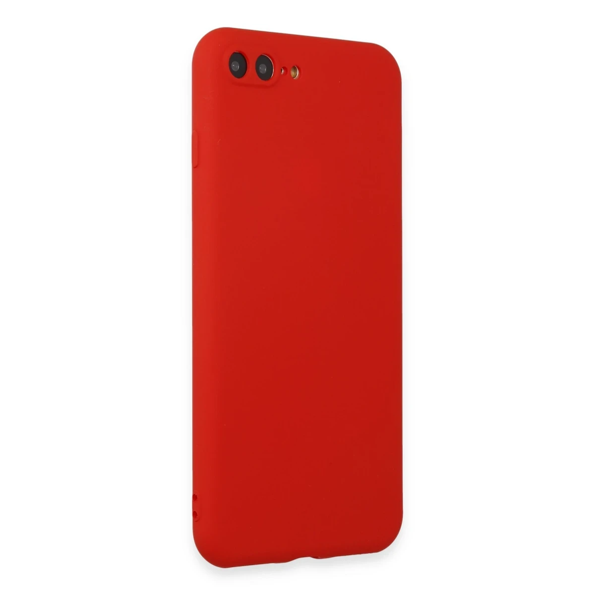 Newface Apple iPhone 7 Plus Kılıf First Silikon - Kırmızı