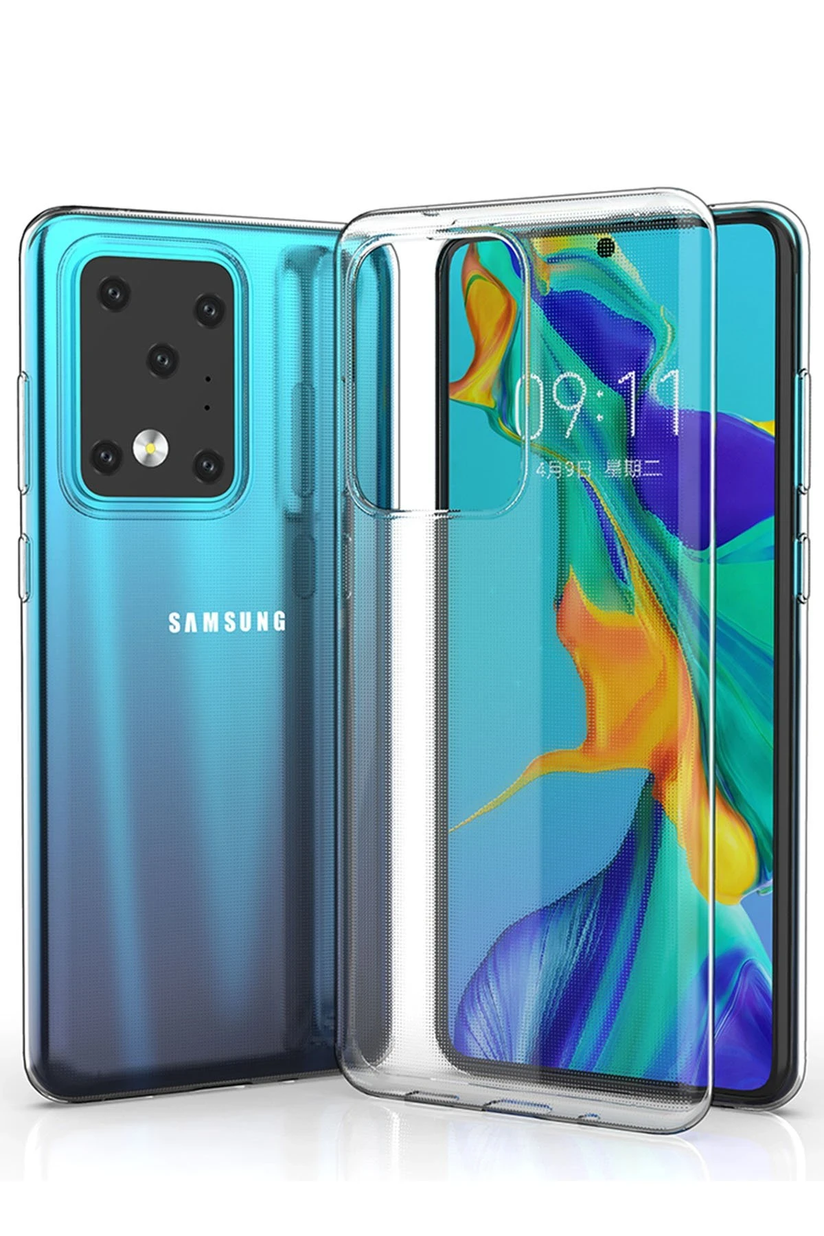 Newface Samsung Galaxy S20 Ultra Kılıf Lüx Şeffaf Silikon