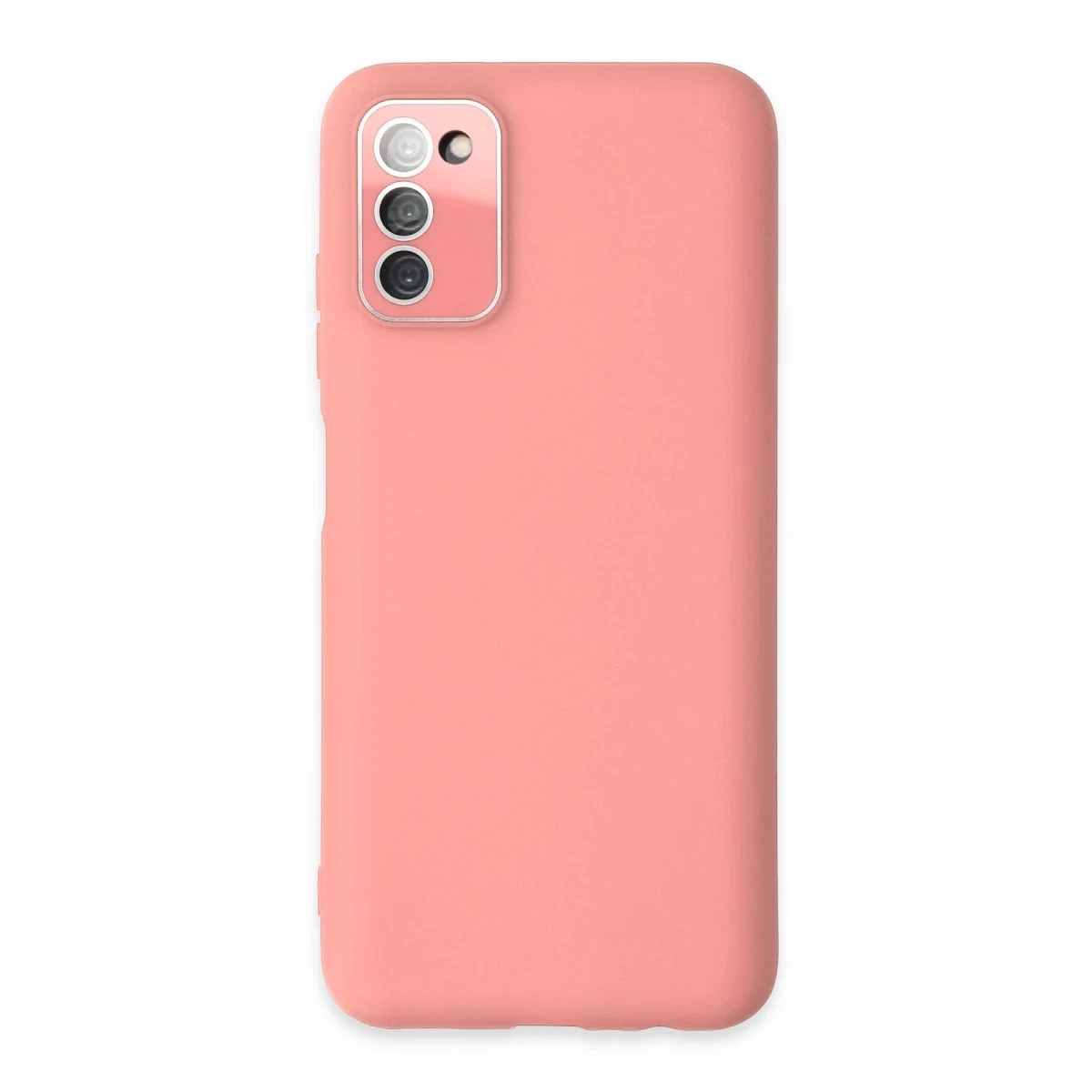 Newface Samsung Galaxy A03S Kılıf Lansman Glass Kapak - Pembe