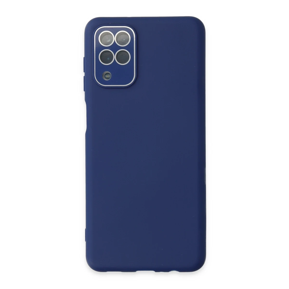Newface Samsung Galaxy A22 Kılıf Lansman Glass Kapak - Sky Blue