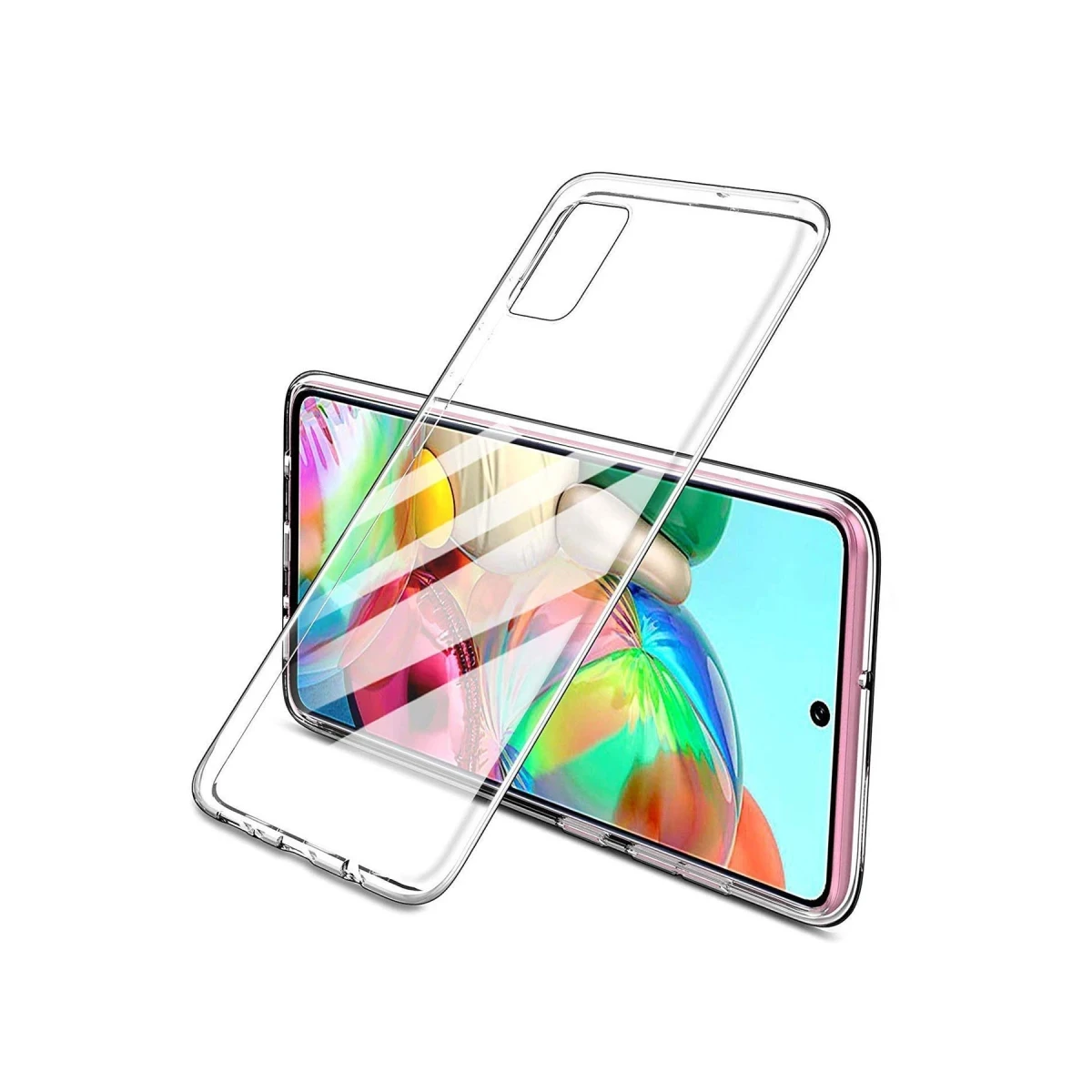 Newface Realme 7 Pro Kılıf Lüx Şeffaf Silikon - Şeffaf