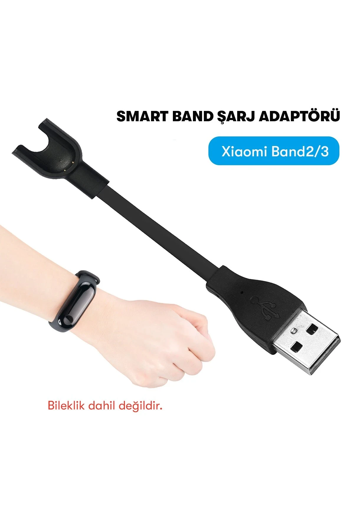 Newface MC03 Şarj Adaptörü Xiaomi Mi Band 2/3