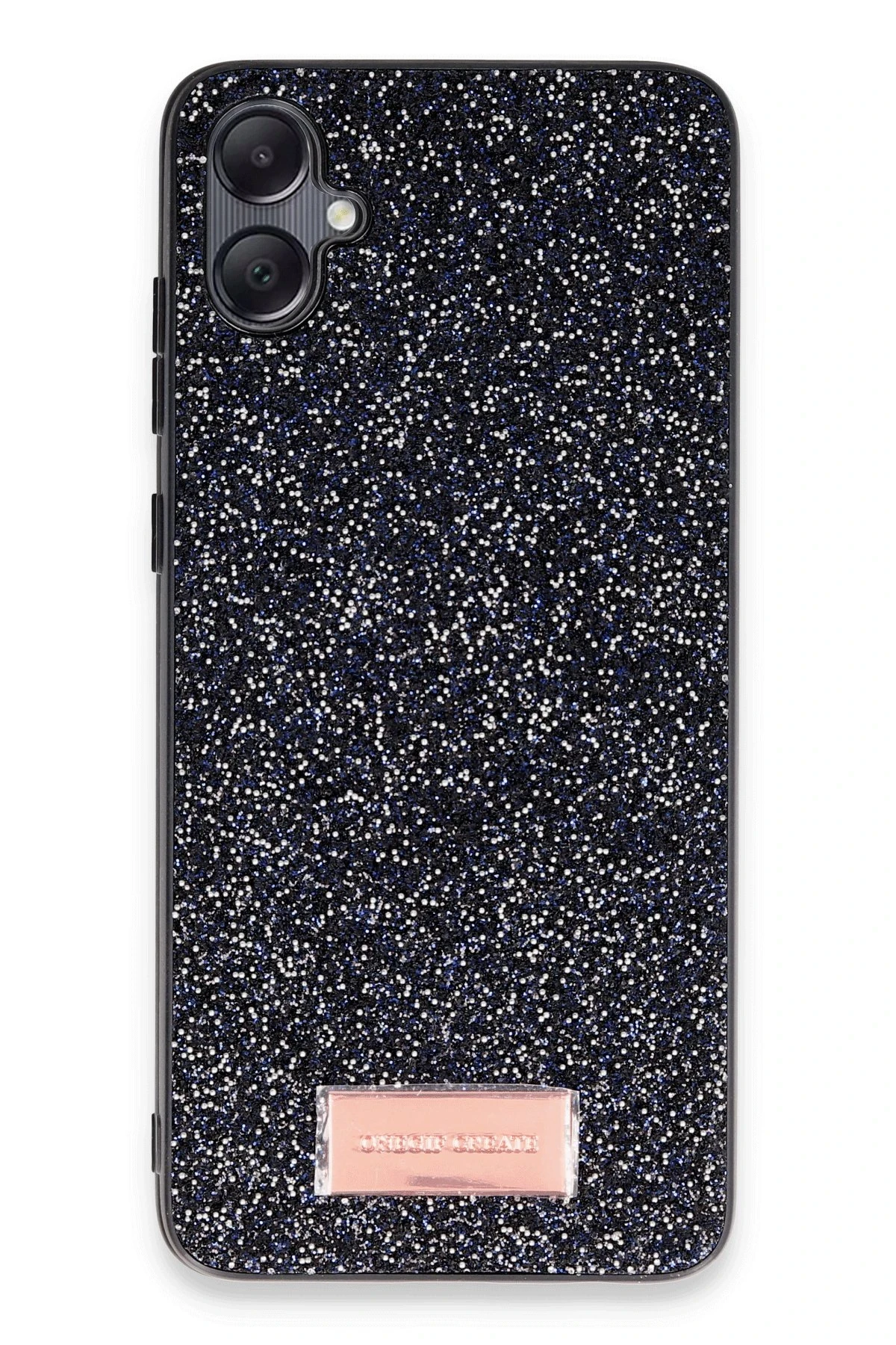 Onegif Samsung Galaxy A05 Bright Simli Kapak - Siyah